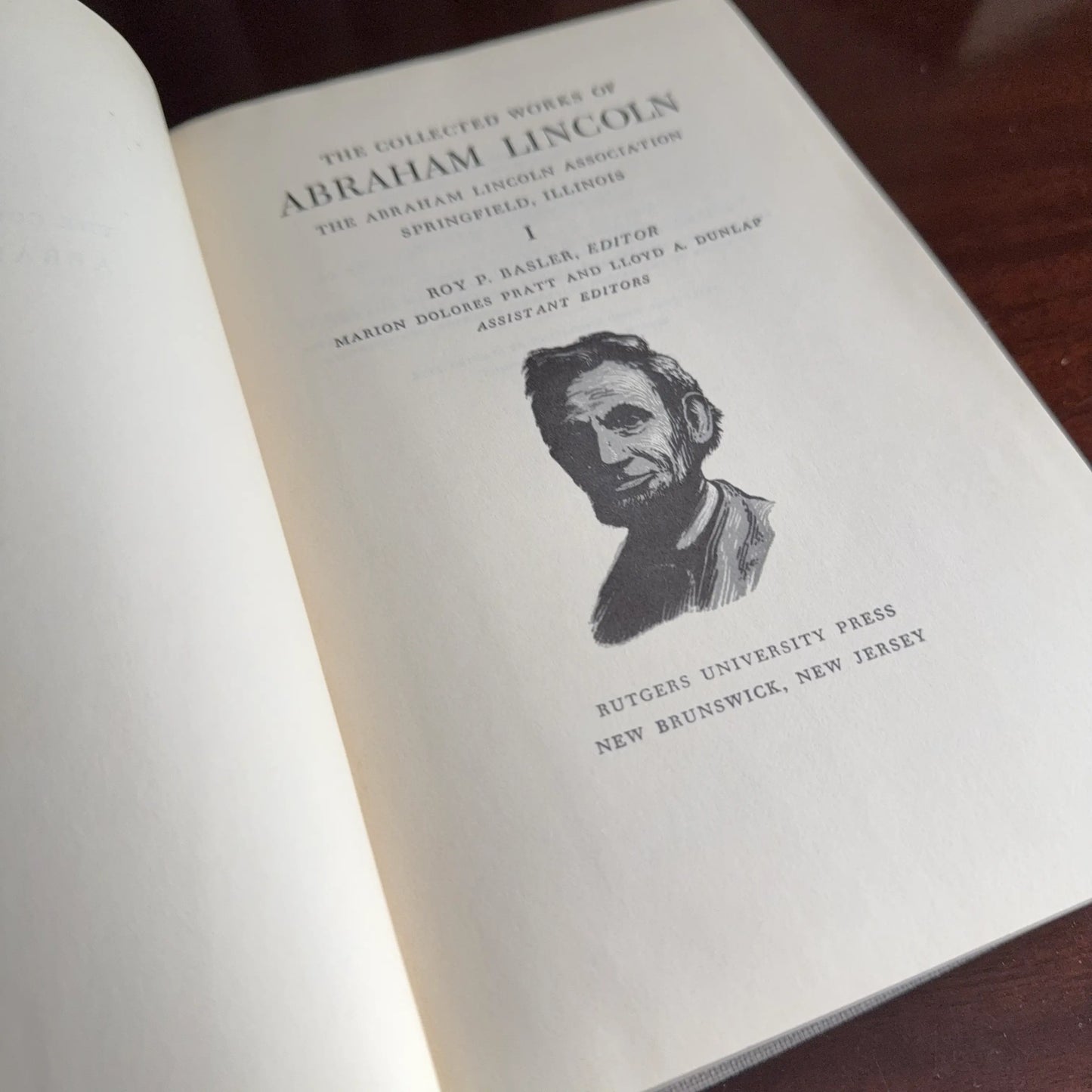 "The Collected Works of Lincoln" by Roy B. Basler — 8 Volume set, plus index — 1955