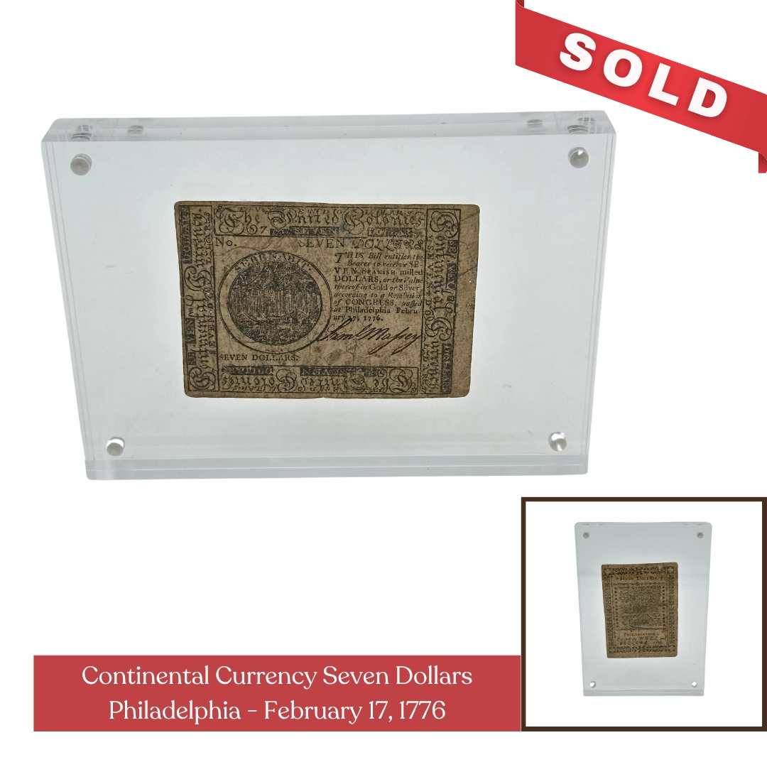 Colonial Currency from 1775 - 1780 — Pennsylvania, Delaware, Connecticut, and Continental Currency
