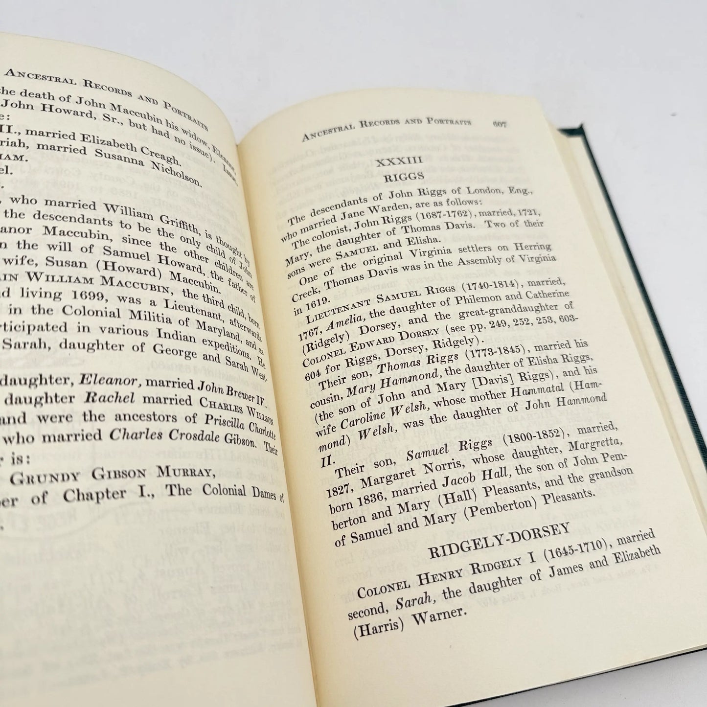 "Ancestral Records and Portraits: The Colonial Dames of America" — Volume 2