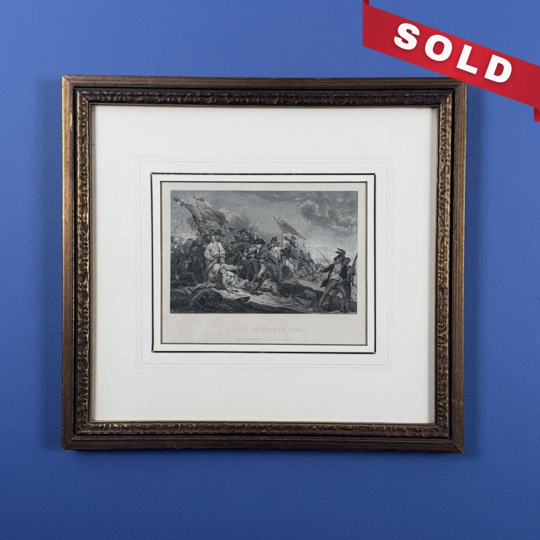 "The Death of General Warren at the Battle of Bunker's Hill, June 17, 1775" After John Trumbull — Framed print