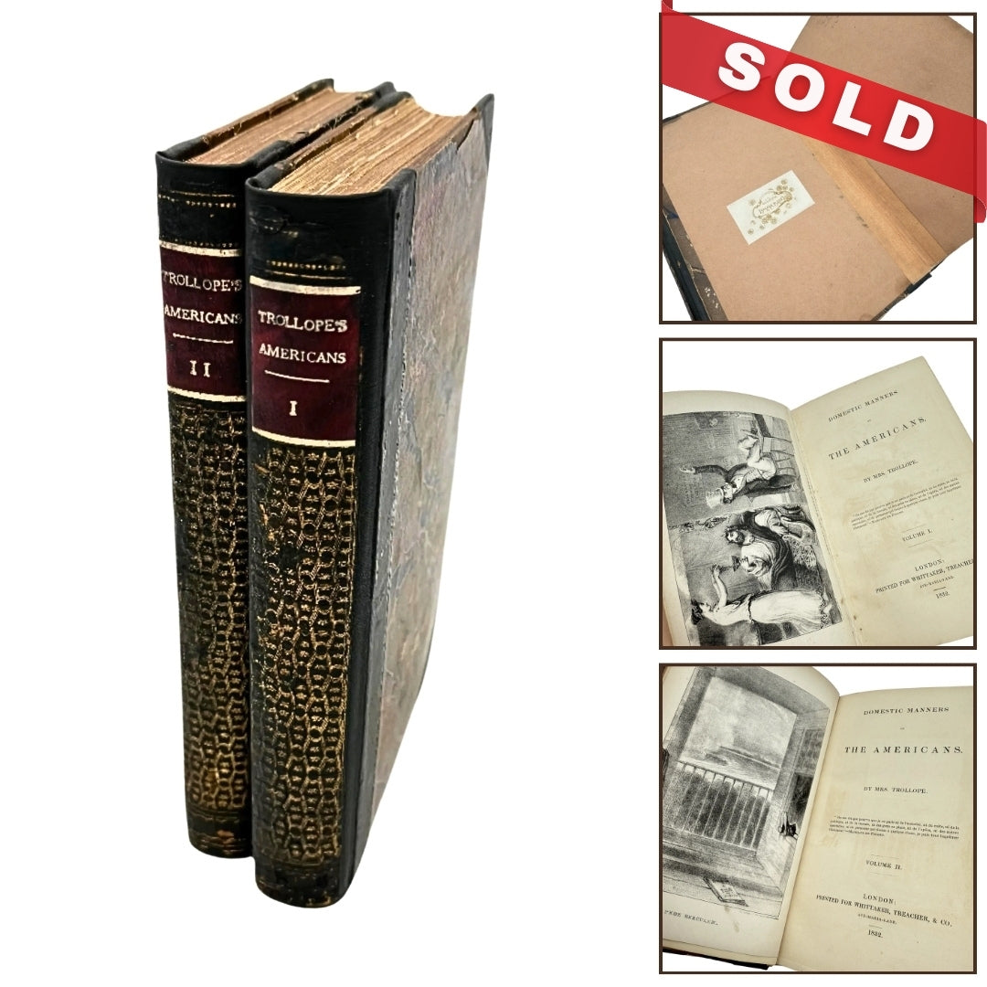 "Domestic Manners of the Americans" by Fanny Trollope — 1832
