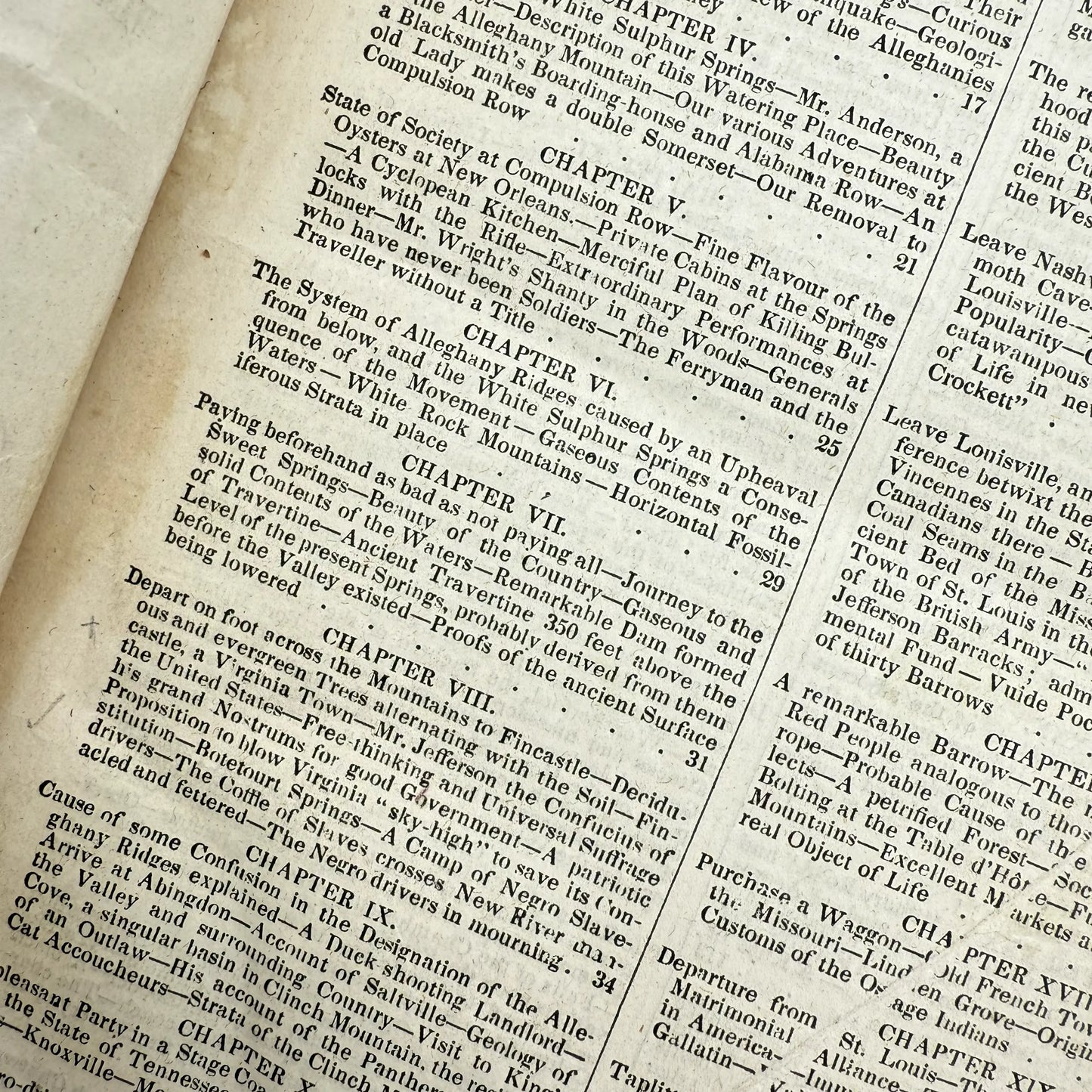 "Excursion through the Slave States" by G.W. Featherstonhaugh — 1844
