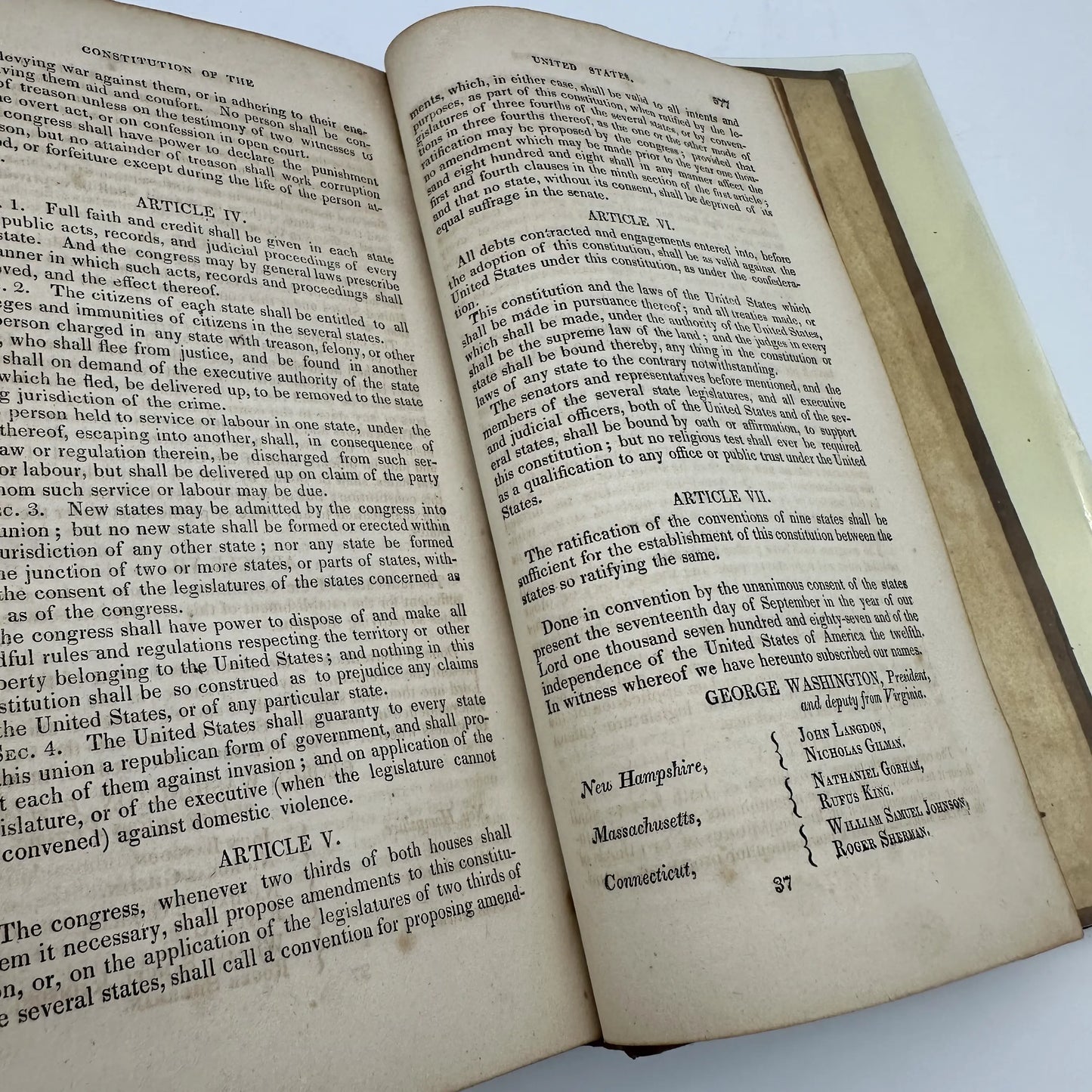 1826 "The Federalist, on the New Constitution" — An extraordinary bound volume