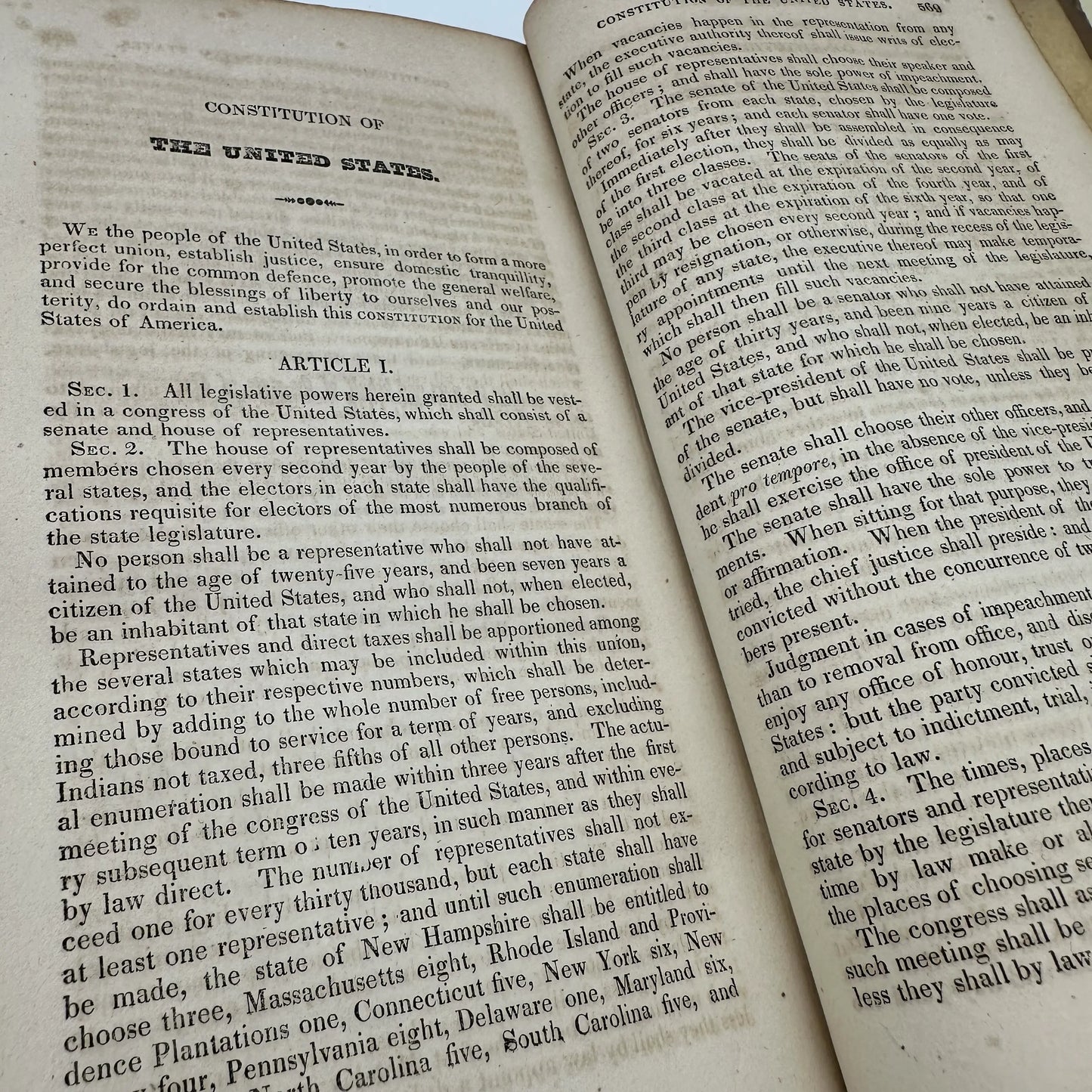 1826 "The Federalist, on the New Constitution" — An extraordinary bound volume