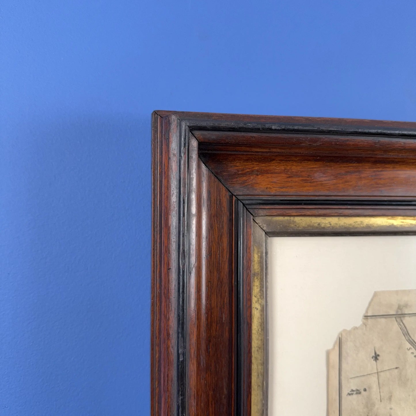 Map of Philadelphia 1777 — Framed