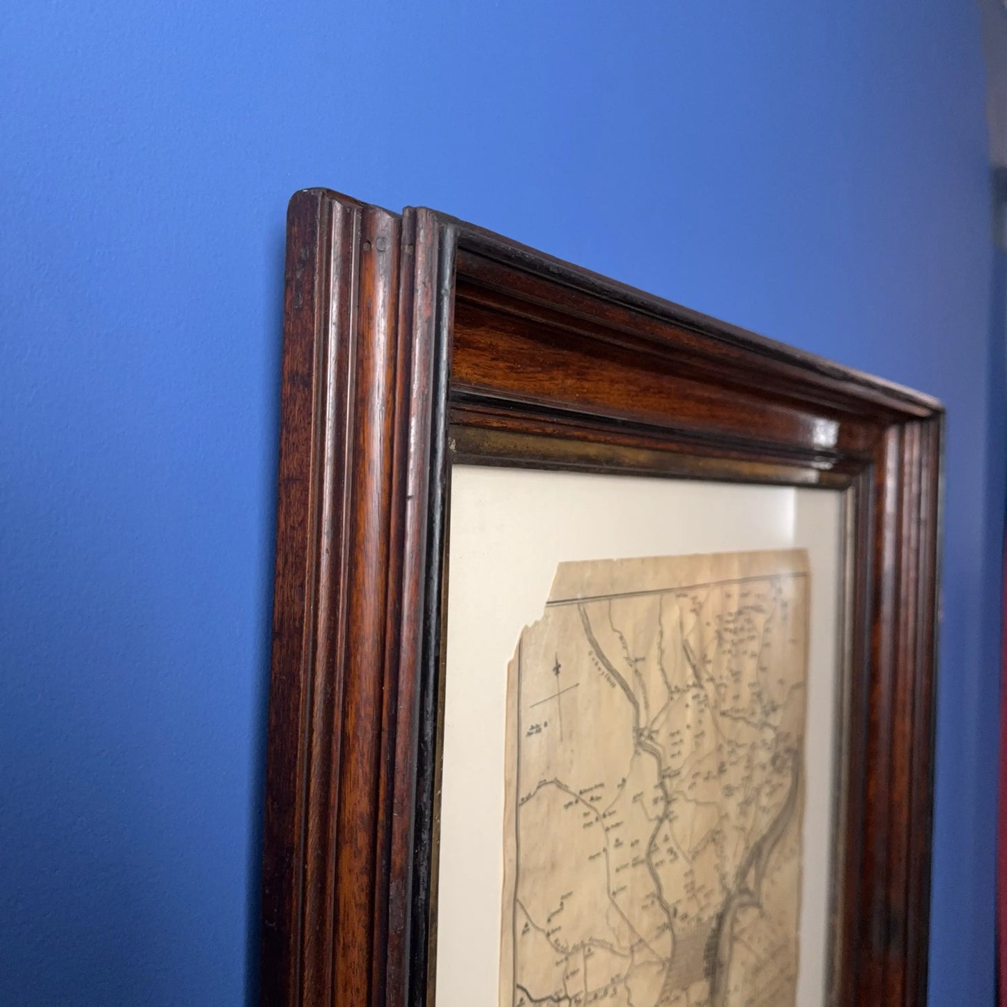 Map of Philadelphia 1777 — Framed