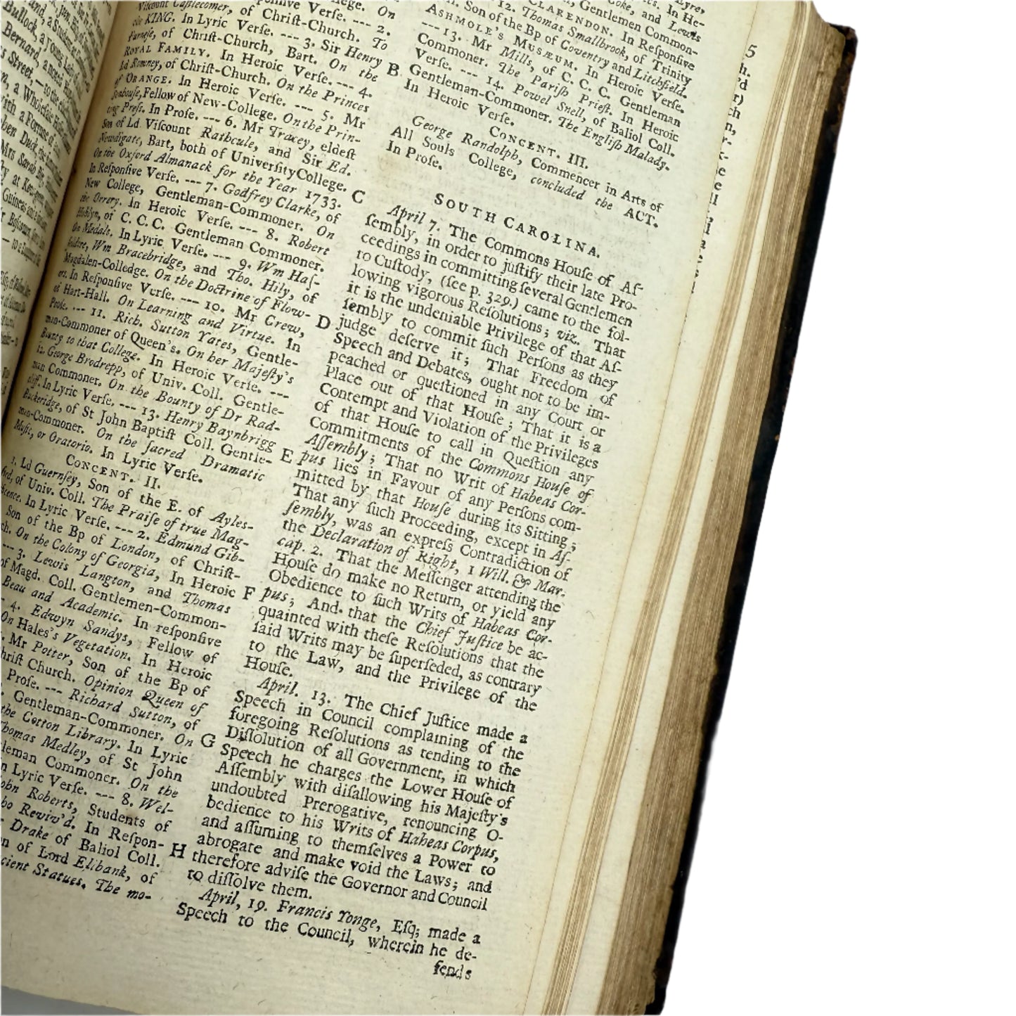 "The Gentleman's Magazine or Monthly Intelligencer for the Year 1733"
