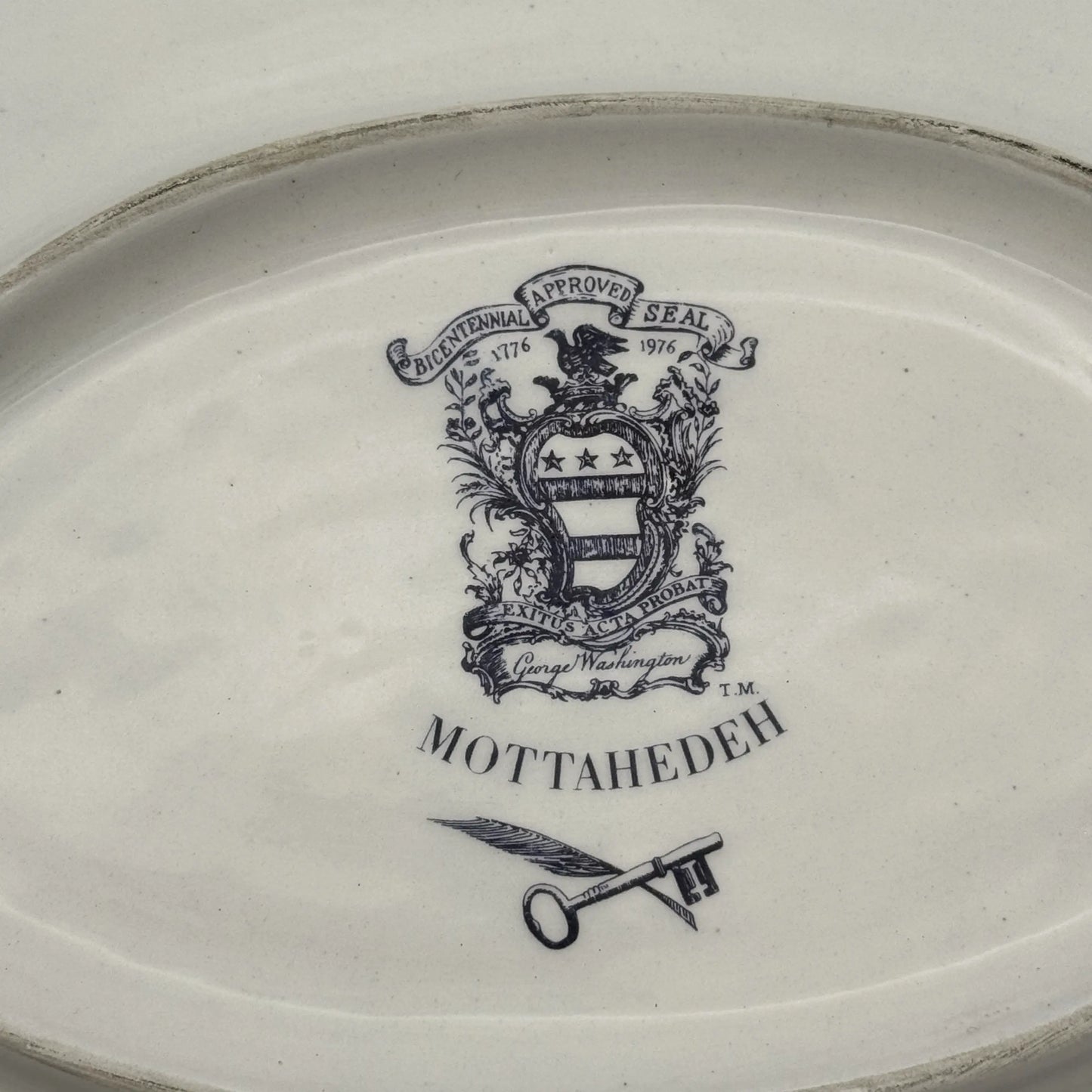 George Washington Bicentennial Small Platter with State Seals — 1976