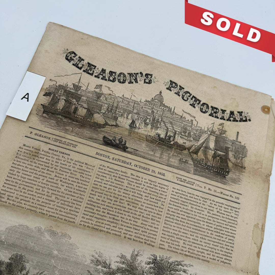 "Gleason's Pictorial Drawing-Room Companion" and "Harper's Weekly, A Journal of Civilization" — 1853 - 1867