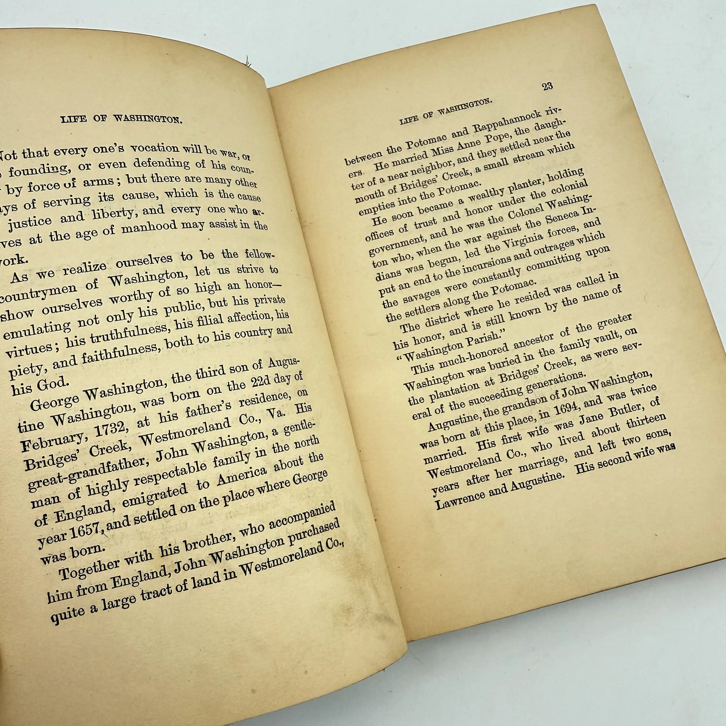 "The American Boy's Life of Washington" by Mrs. Anna M. Hyde — 1882