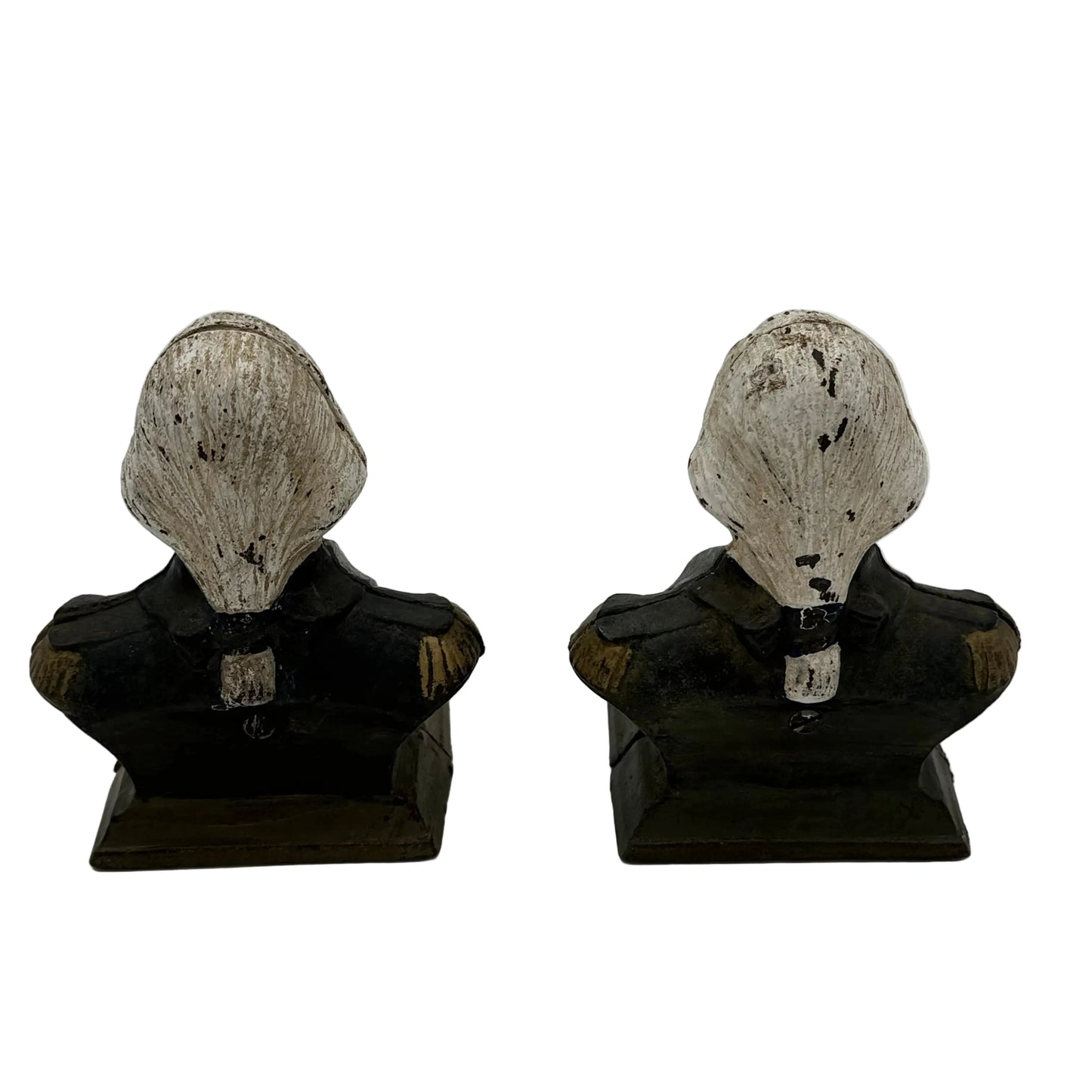 George Washington cast iron bookends