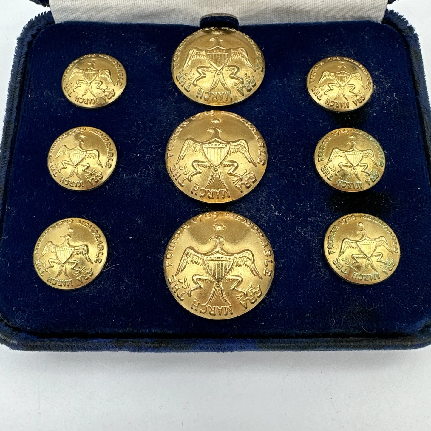 George Washington Inaugural Button Sets