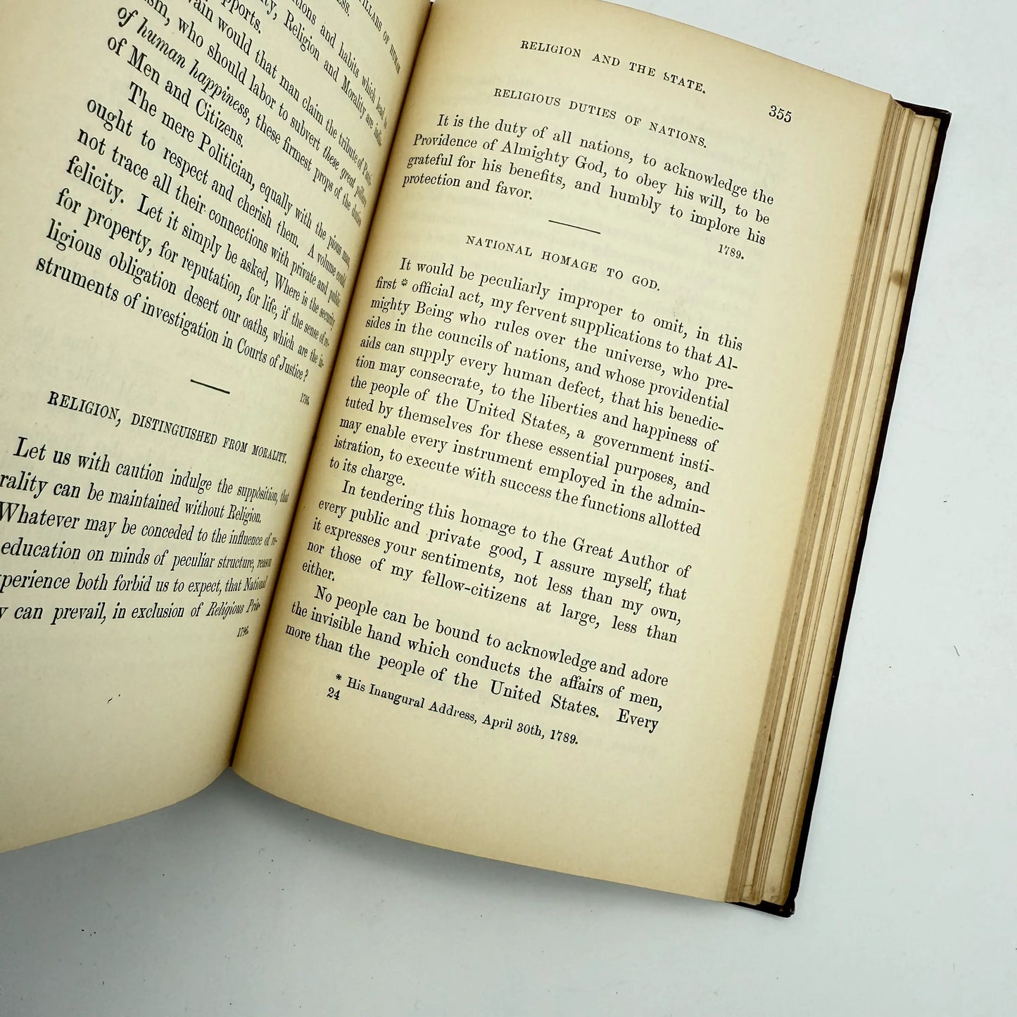 "Maxims of Washington: Compiled for use in schools, libraries, and all American Homes" — 1894
