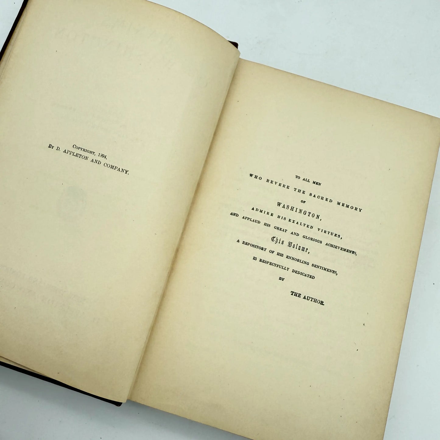 "Maxims of Washington: Compiled for use in schools, libraries, and all American Homes" — 1894