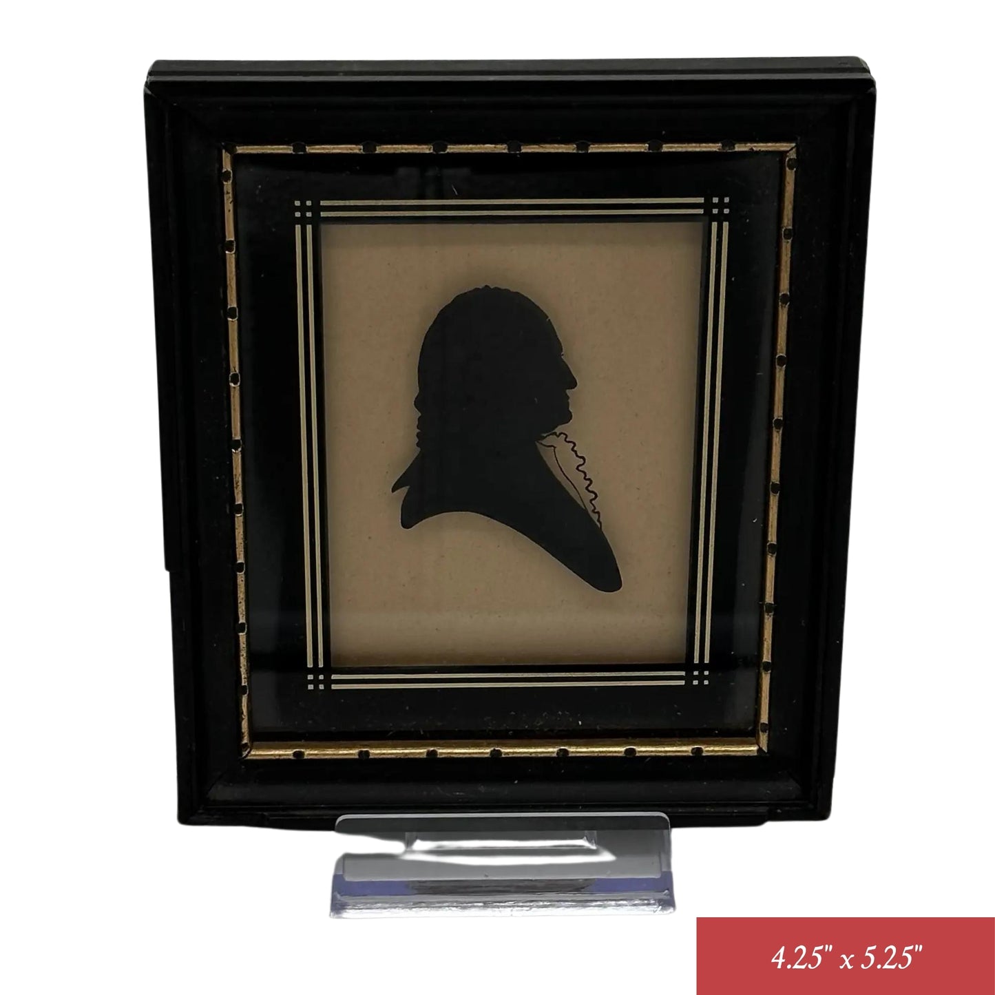 Small, framed George Washington silhouettes