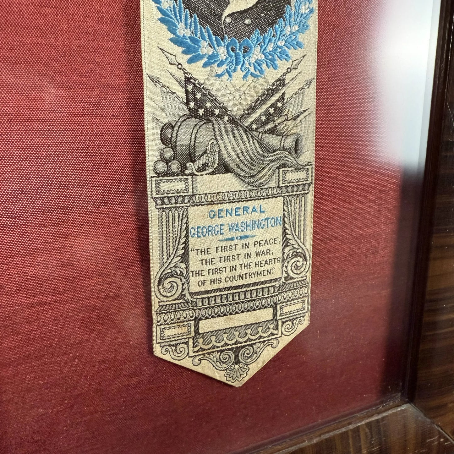 George Washington Silk Bookmark