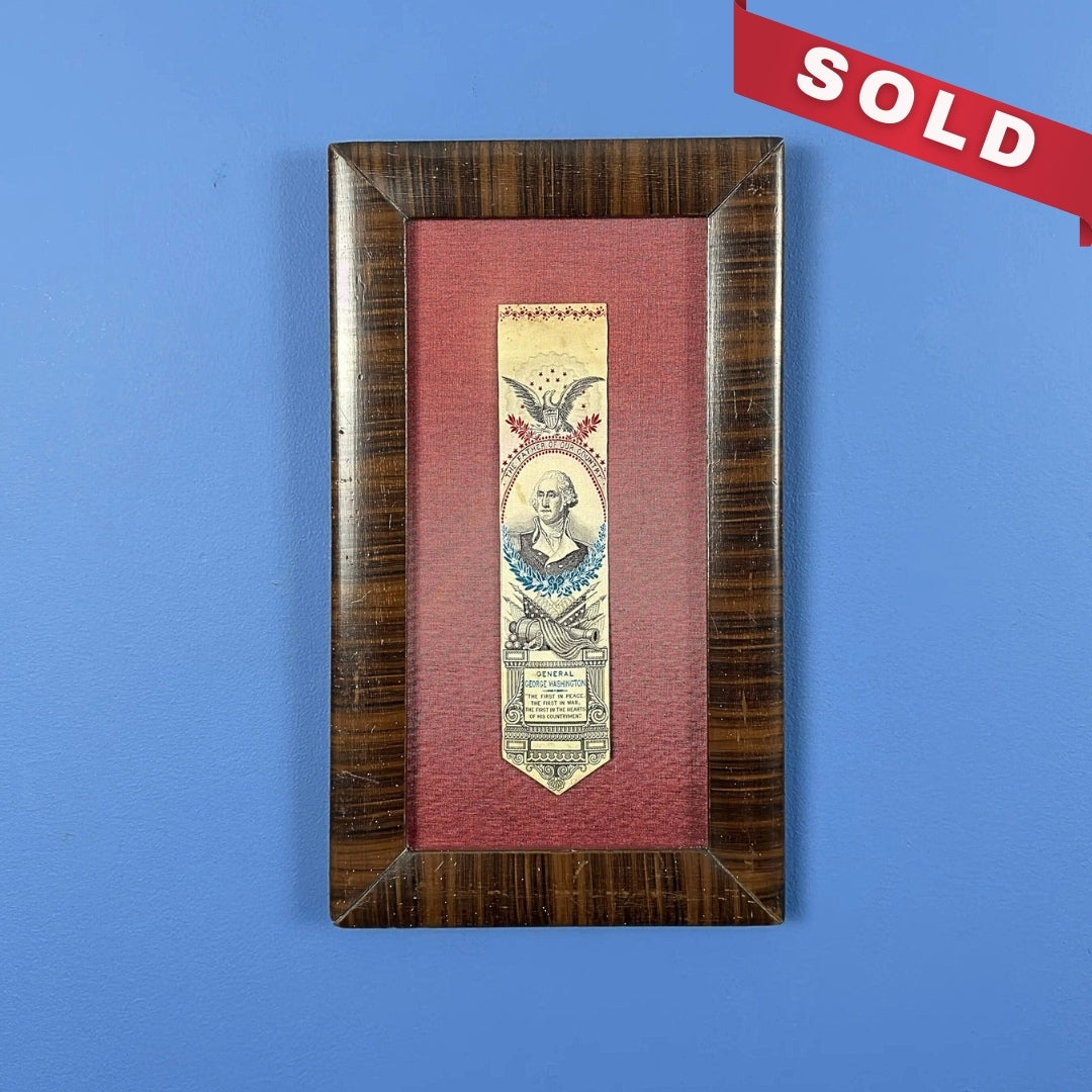 George Washington Silk Bookmark