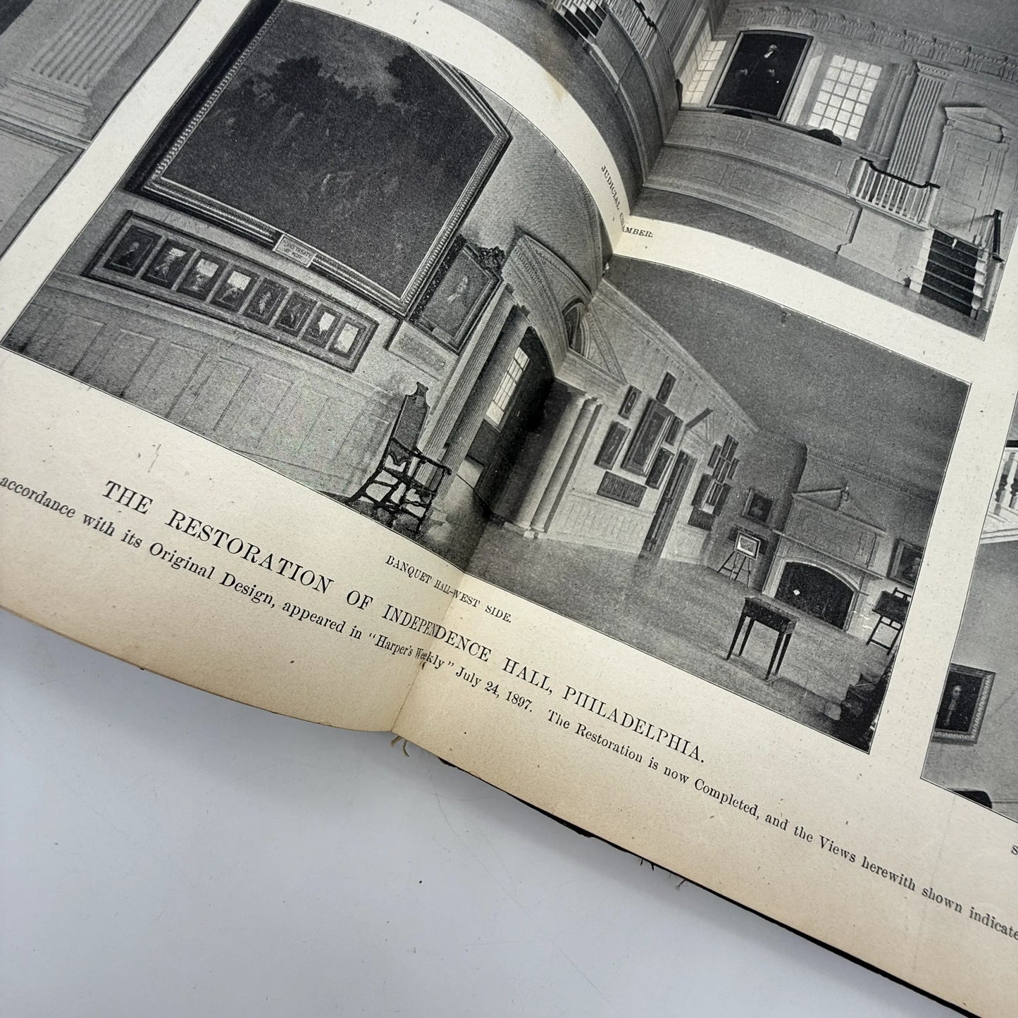 "Harper's Weekly" Vol. 42 for the year 1898, in a large bound book
