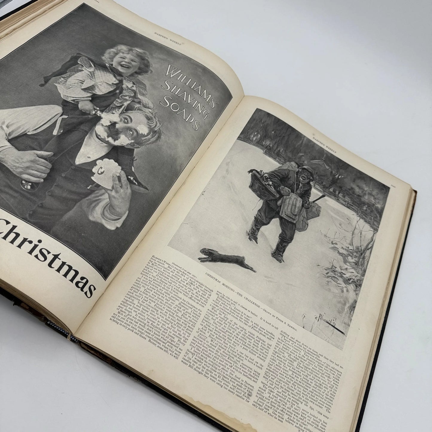 "Harper's Weekly" Vol. 42 for the year 1898, in a large bound book