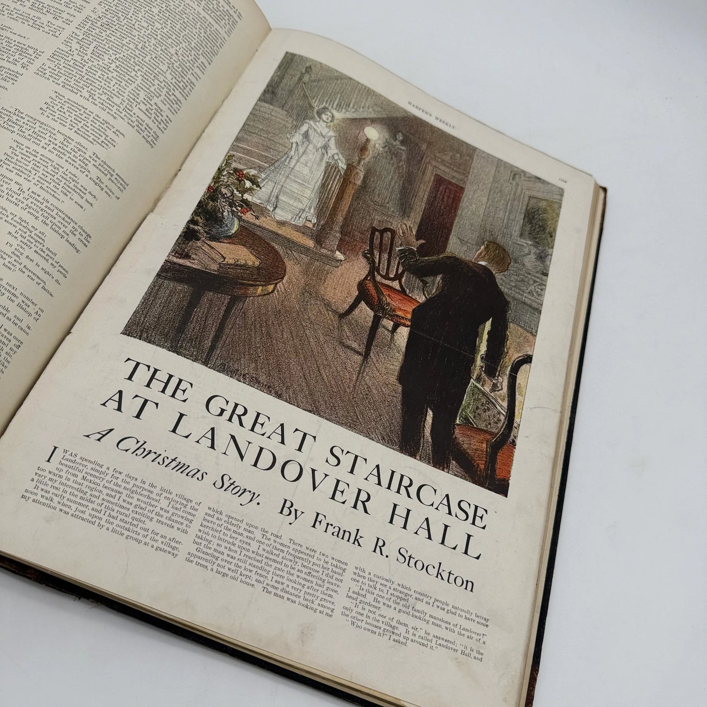 "Harper's Weekly" Vol. 42 for the year 1898, in a large bound book