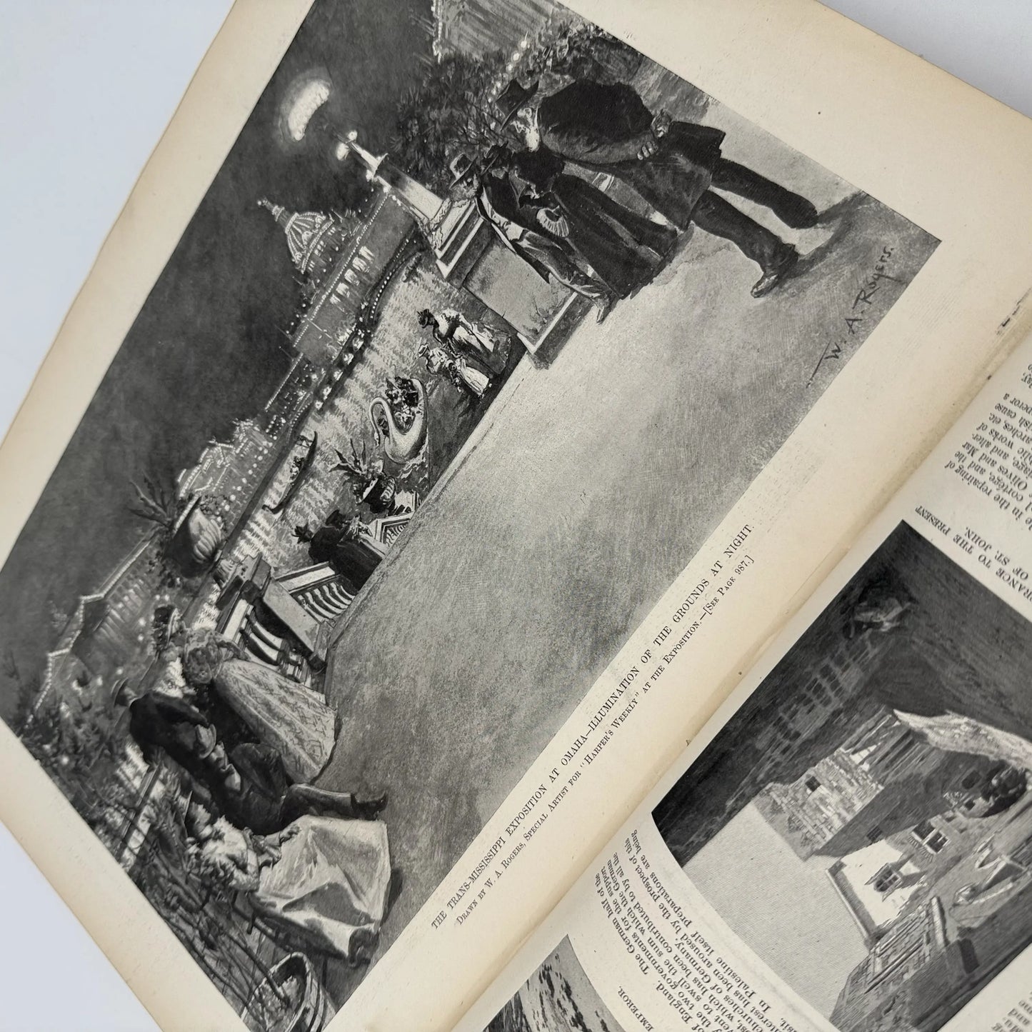 "Harper's Weekly" Vol. 42 for the year 1898, in a large bound book