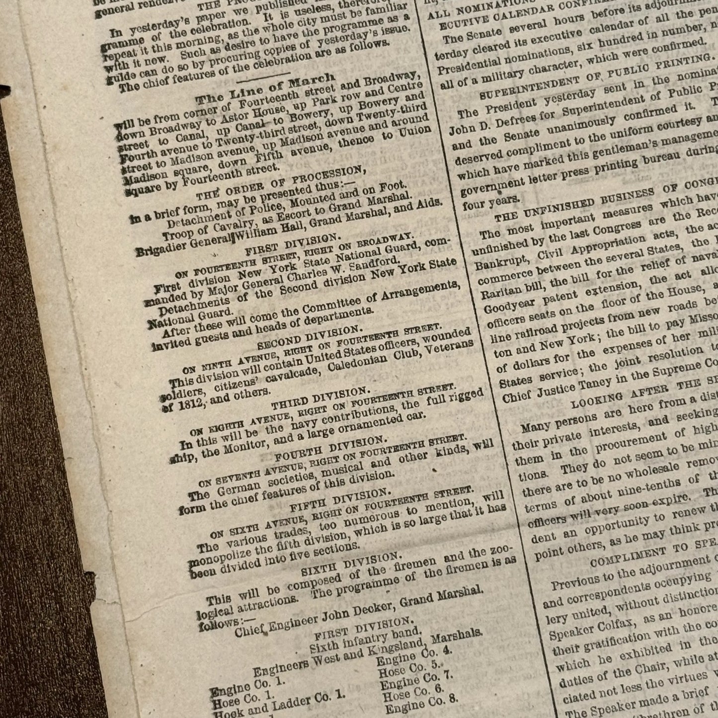 The New York Herald reporting capture of Rebel General Early — March 6, 1866