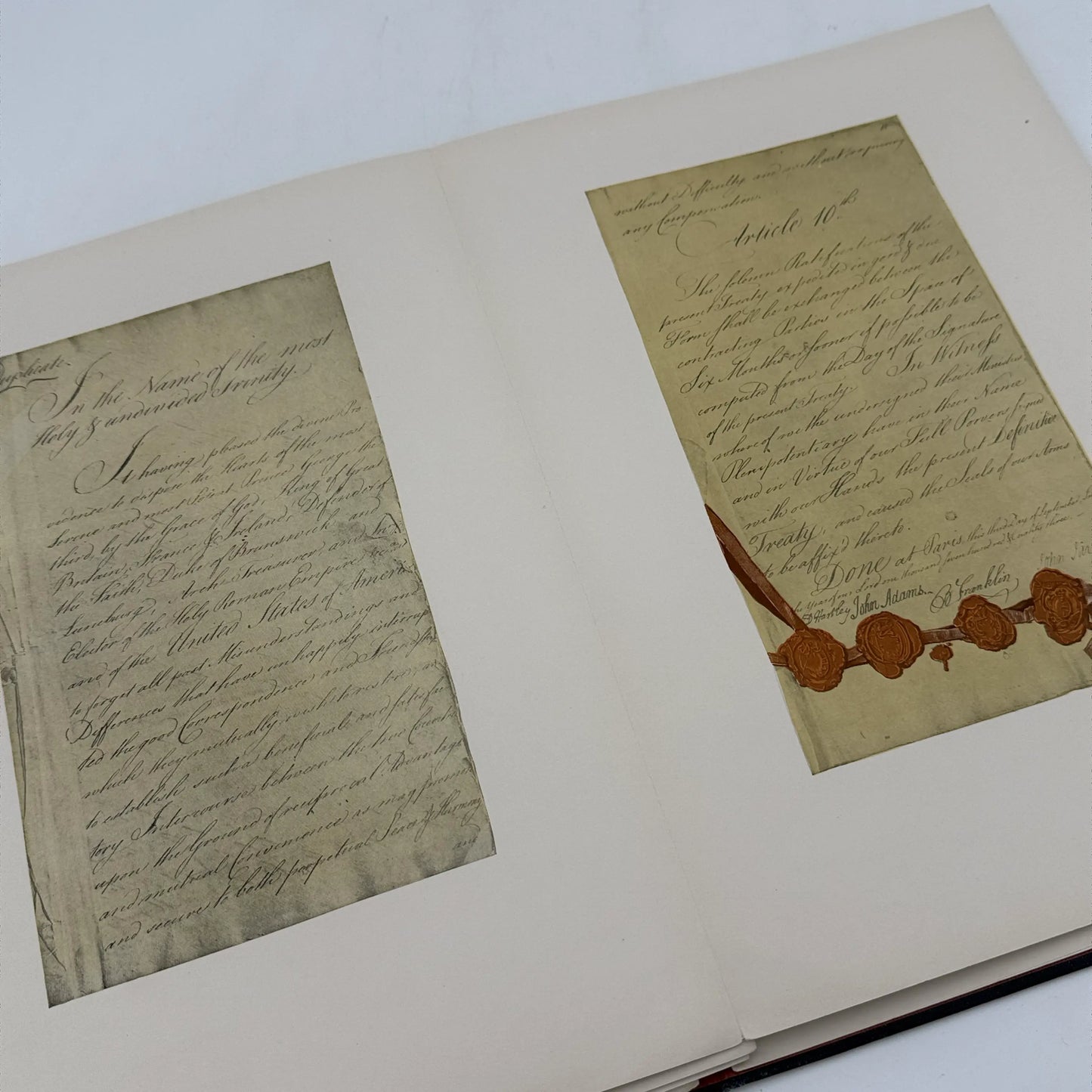 “The Great Historical Documents of America” Portfolio — 1910