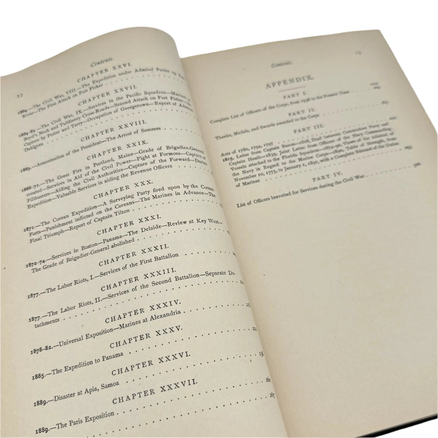 The History of the U.S. Marine Corps — Signed by the author Richard S. Collum