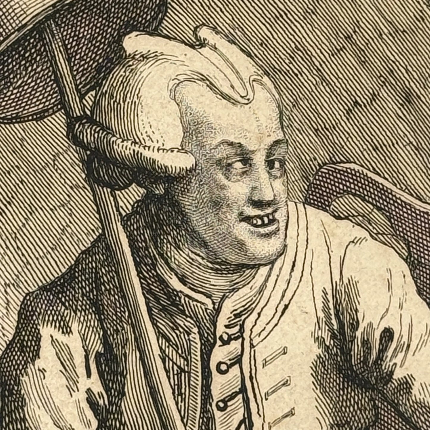 "John Wilkes, Esq." engraving by William Hogarth — 1763