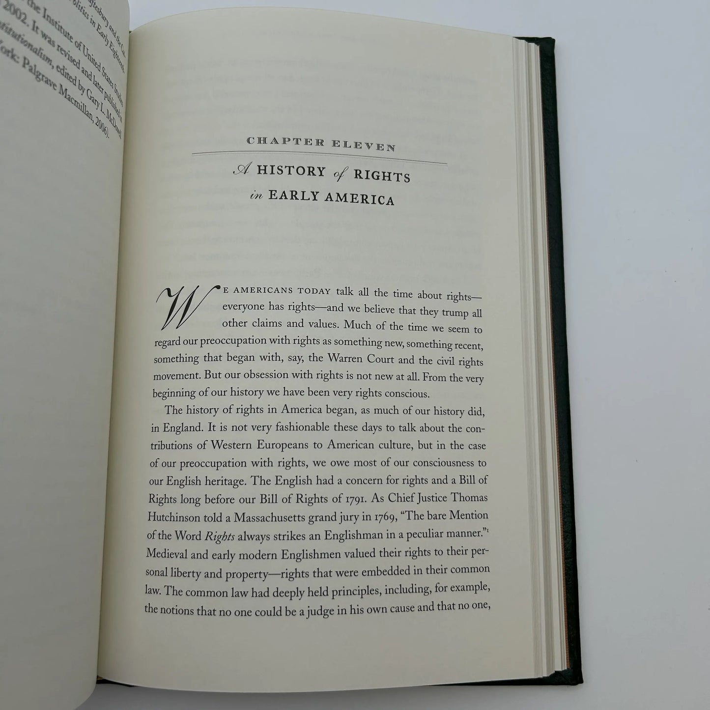 "The Idea of America" Signed by Gordon S. Wood - Leather-bound, gilt-edged Easton Press edition