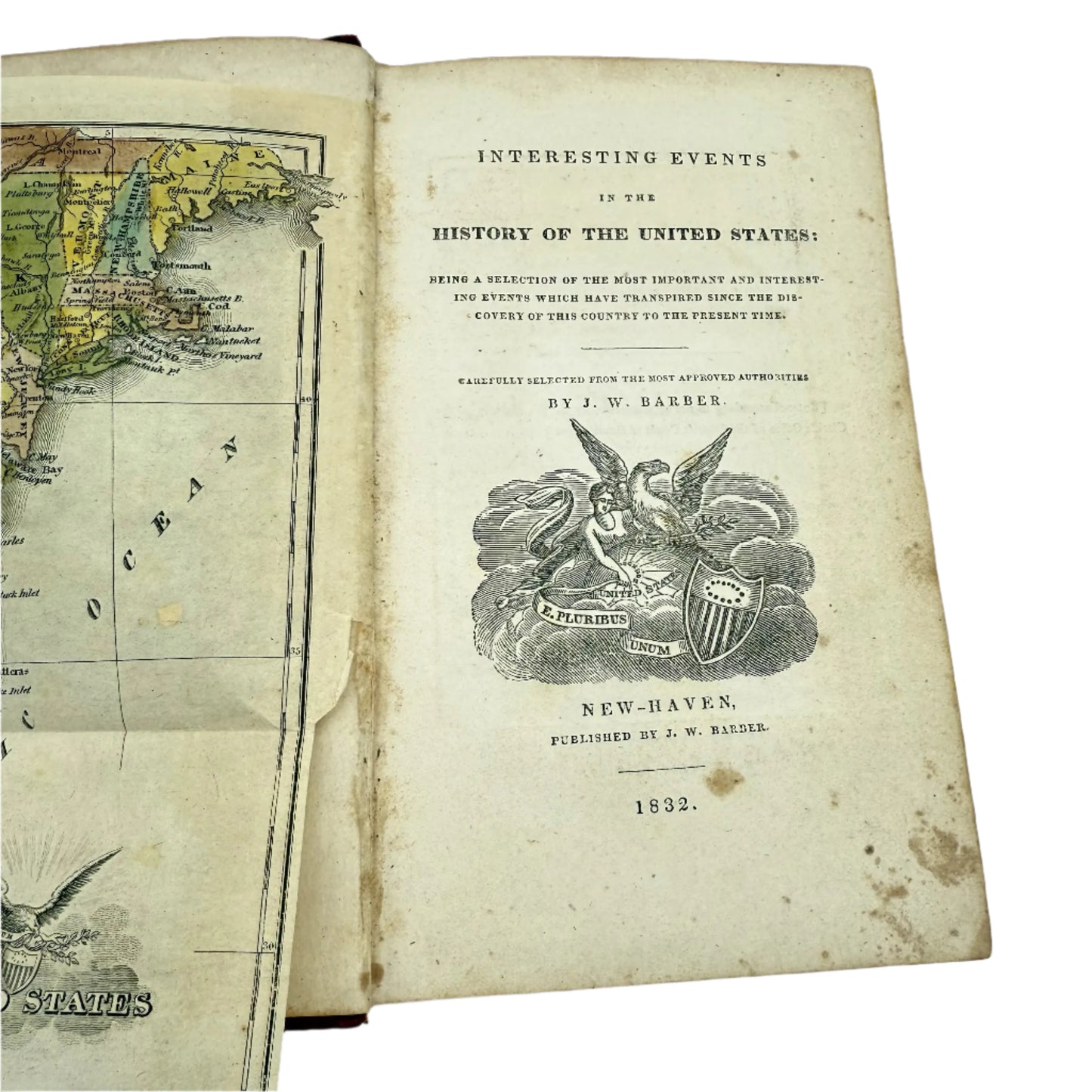 "Interesting Events in the History of the United States" by J.W. Barber — 1832