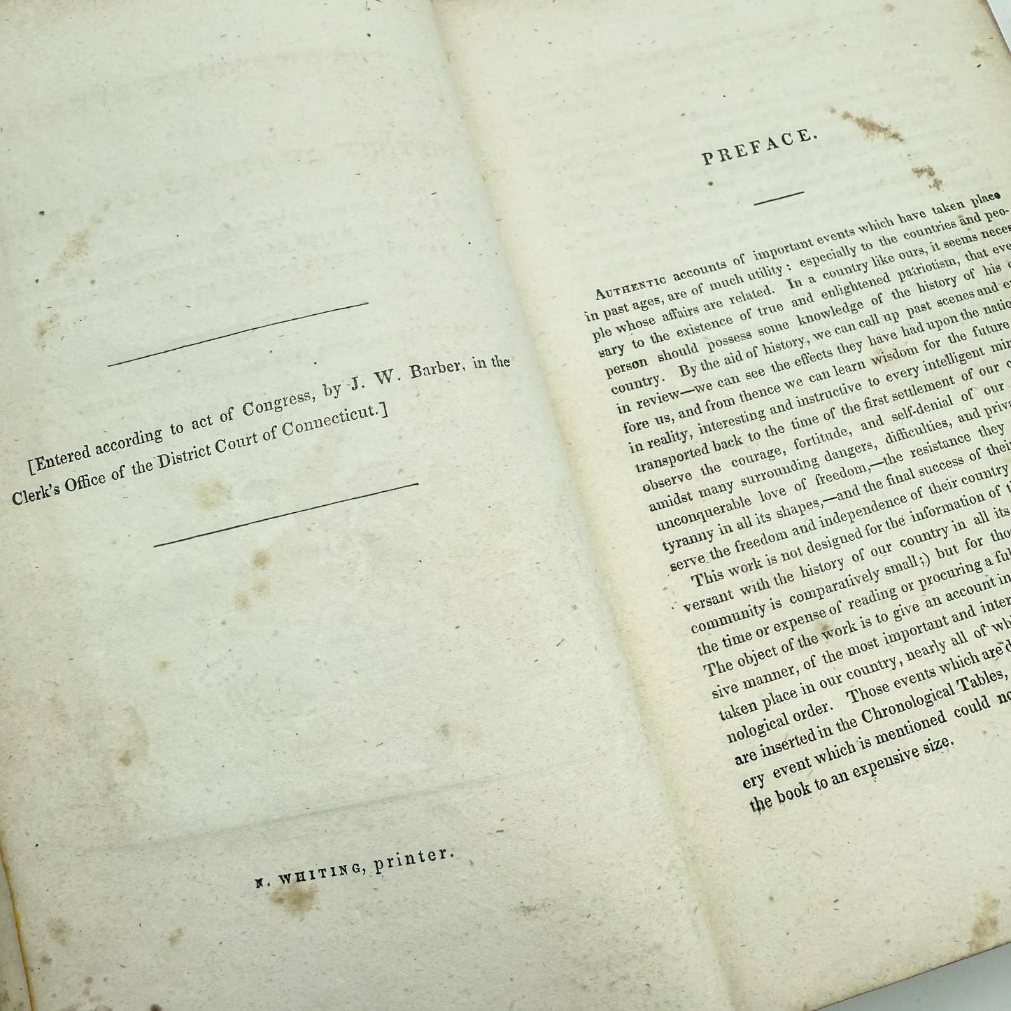 "Interesting Events in the History of the United States" by J.W. Barber — 1832