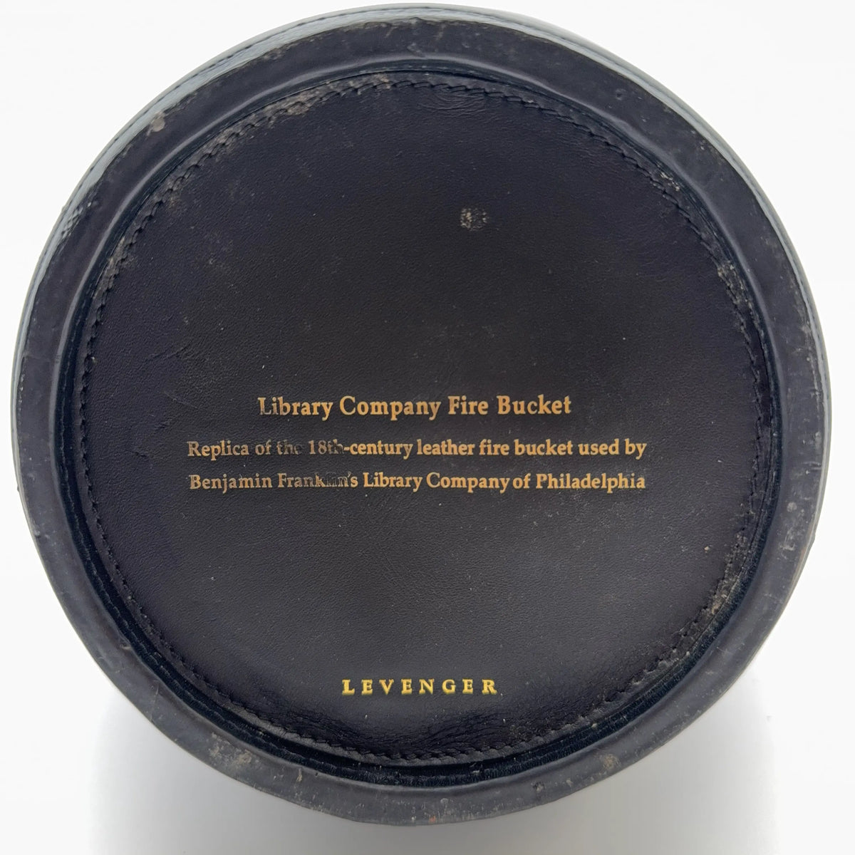 Library Company of Philadelphia Replica Fire Bucket by Levenger