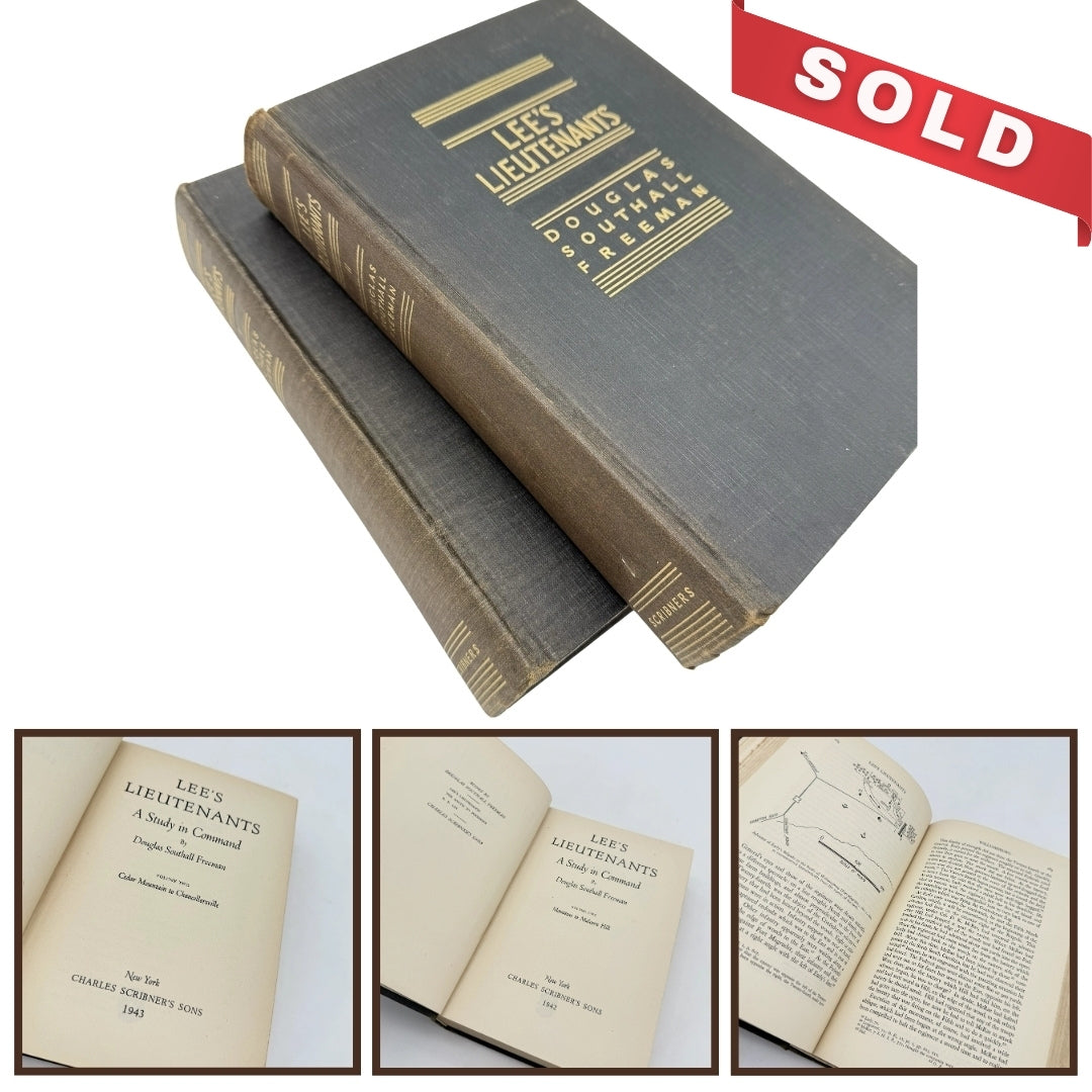 "Lee's Lieutenants: A Study in Command" — Douglass Southall Freeman — 2 volumes