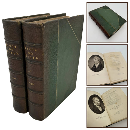 History of the Expedition of Captains Lewis and Clark Expedition — James K. Hosmer — 1902 — Two volume set