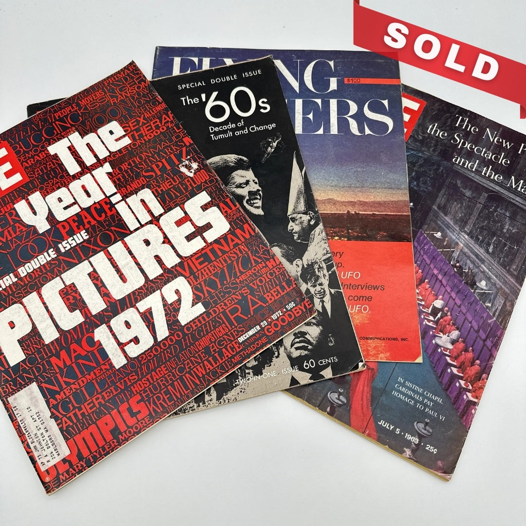 The '60s, the end of Life, a new Pope, and flying saucers