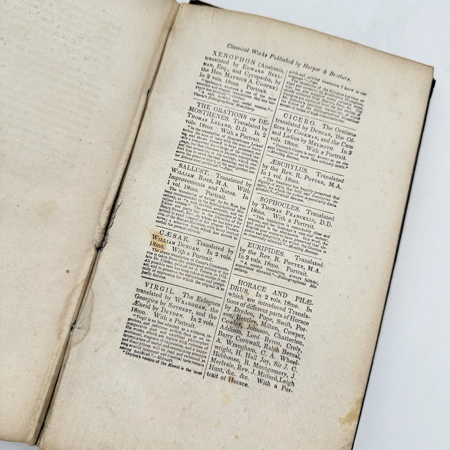 "A Life of George Washington in Latin Prose" by Francis Glass