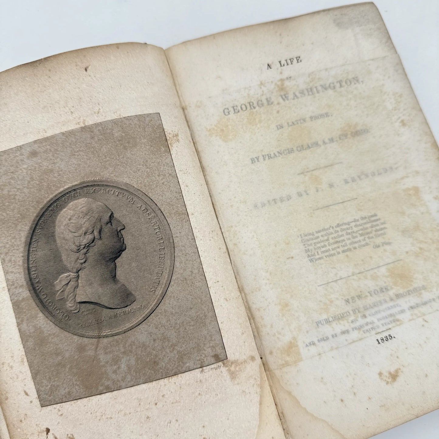"A Life of George Washington in Latin Prose" by Francis Glass