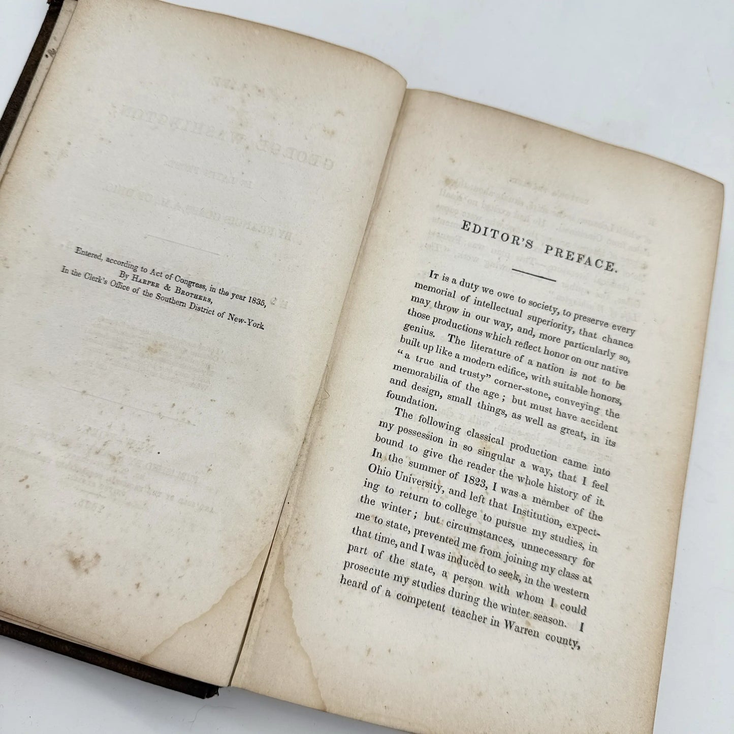 "A Life of George Washington in Latin Prose" by Francis Glass