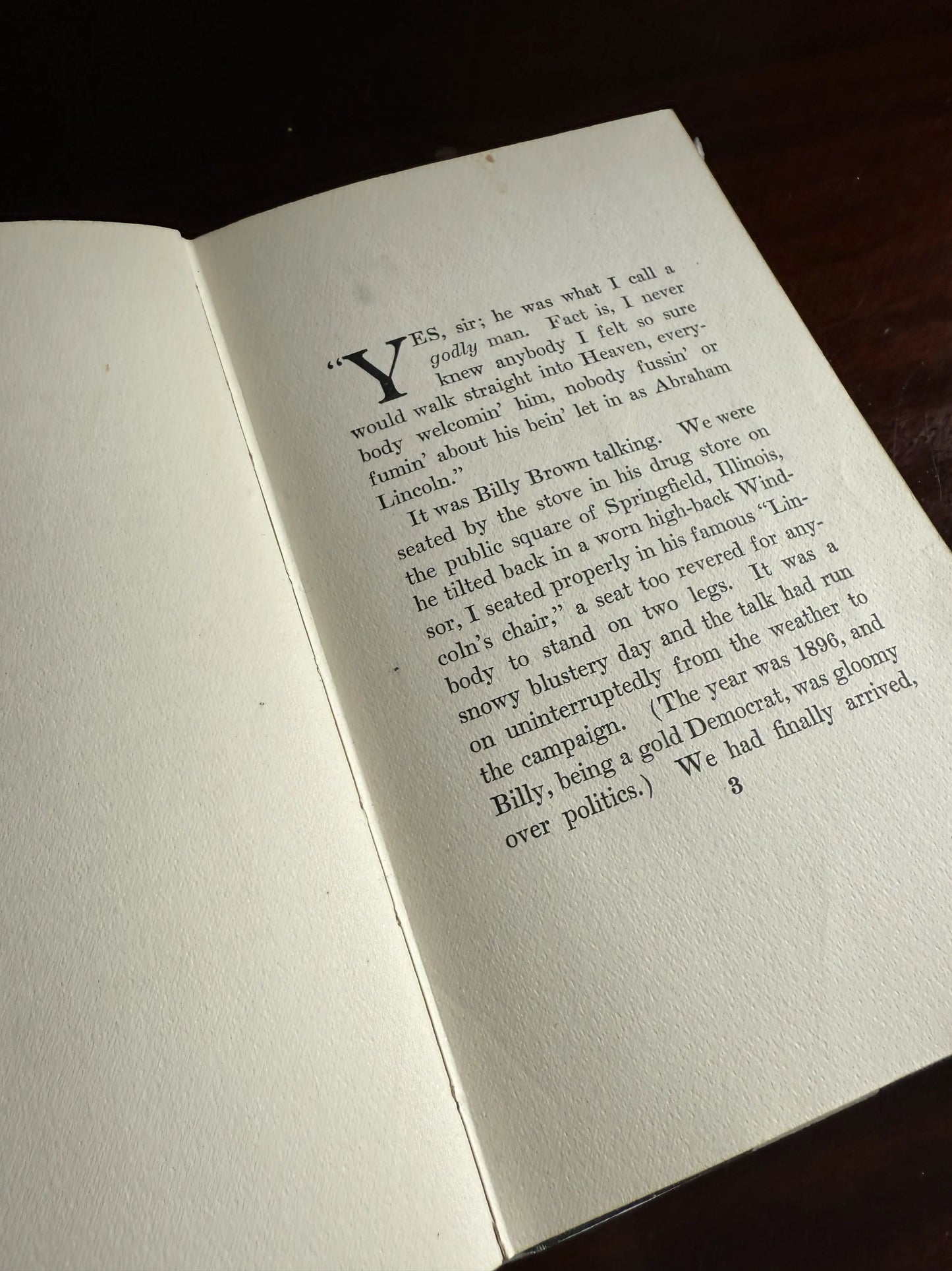 "In Lincoln's Chair" — Ida Tarbell — 1920