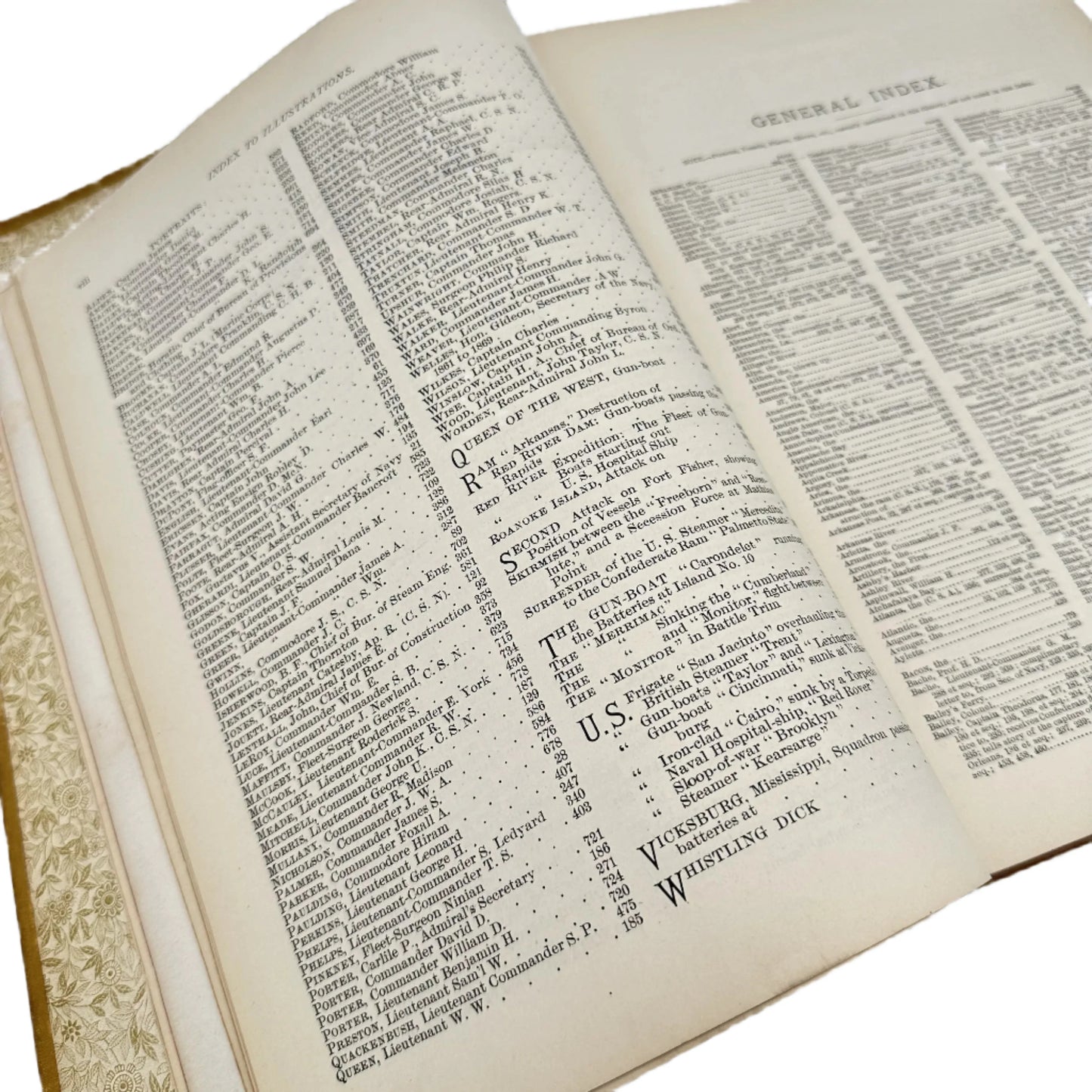 1886 "Naval History of the Civil War" by Admiral David D. Porter — In its original binding