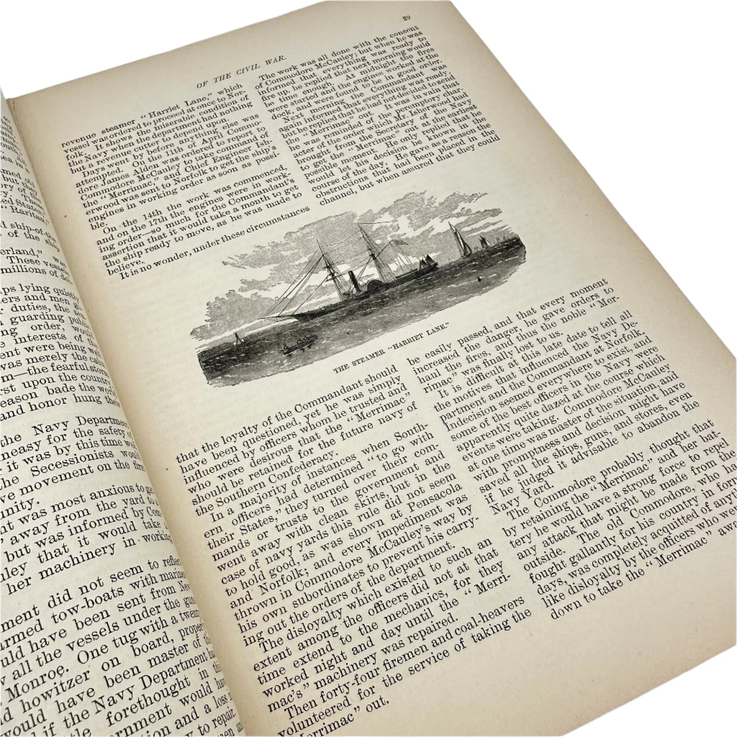 1886 "Naval History of the Civil War" by Admiral David D. Porter — In its original binding