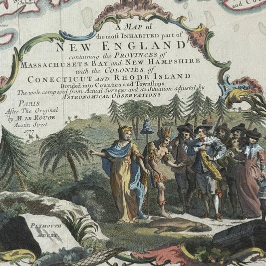 A Map of the Most Inhabited Part of New England — 1777