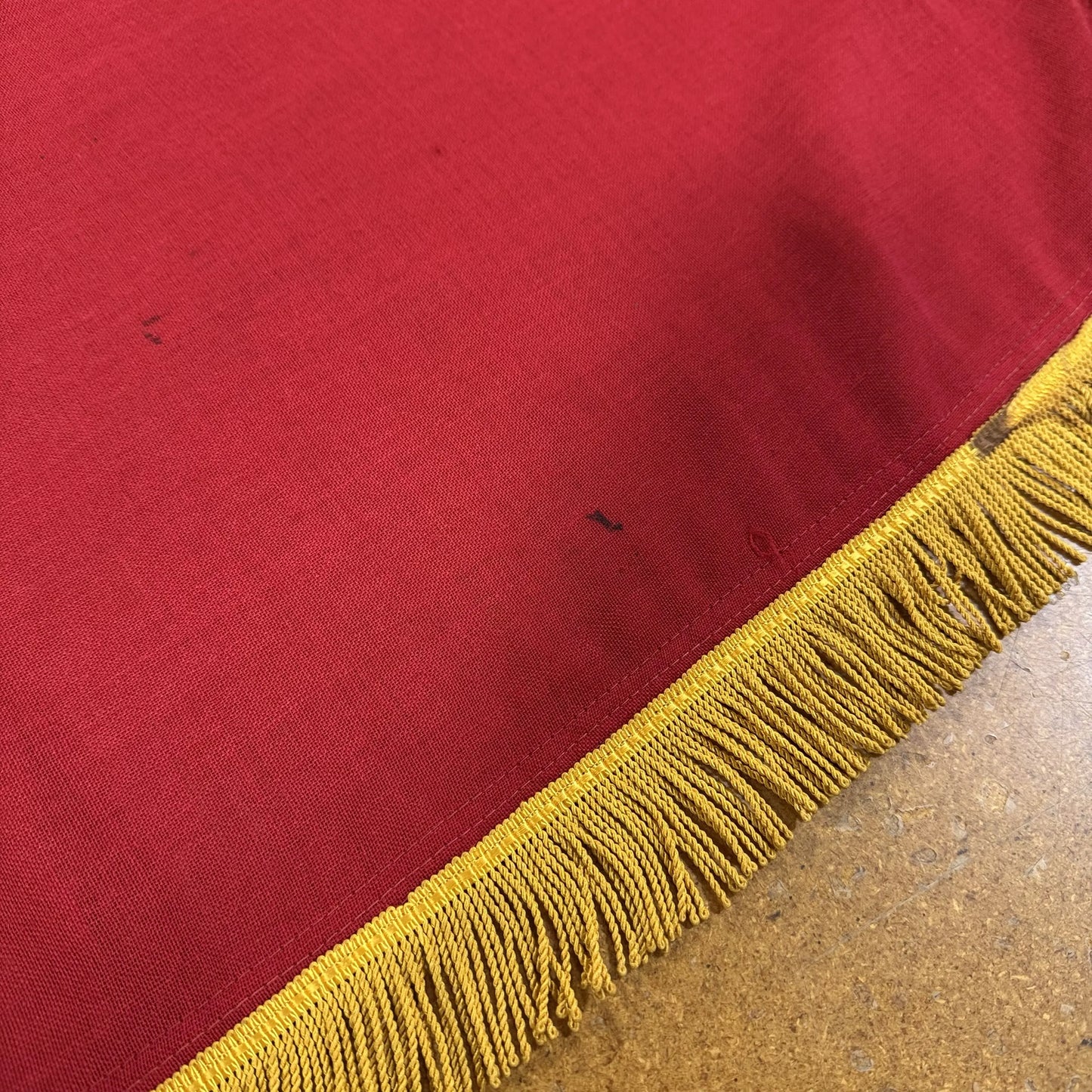 "Flag of New England" or the "Continental Flag" — Wool flag with gold fringe — Made by Annin
