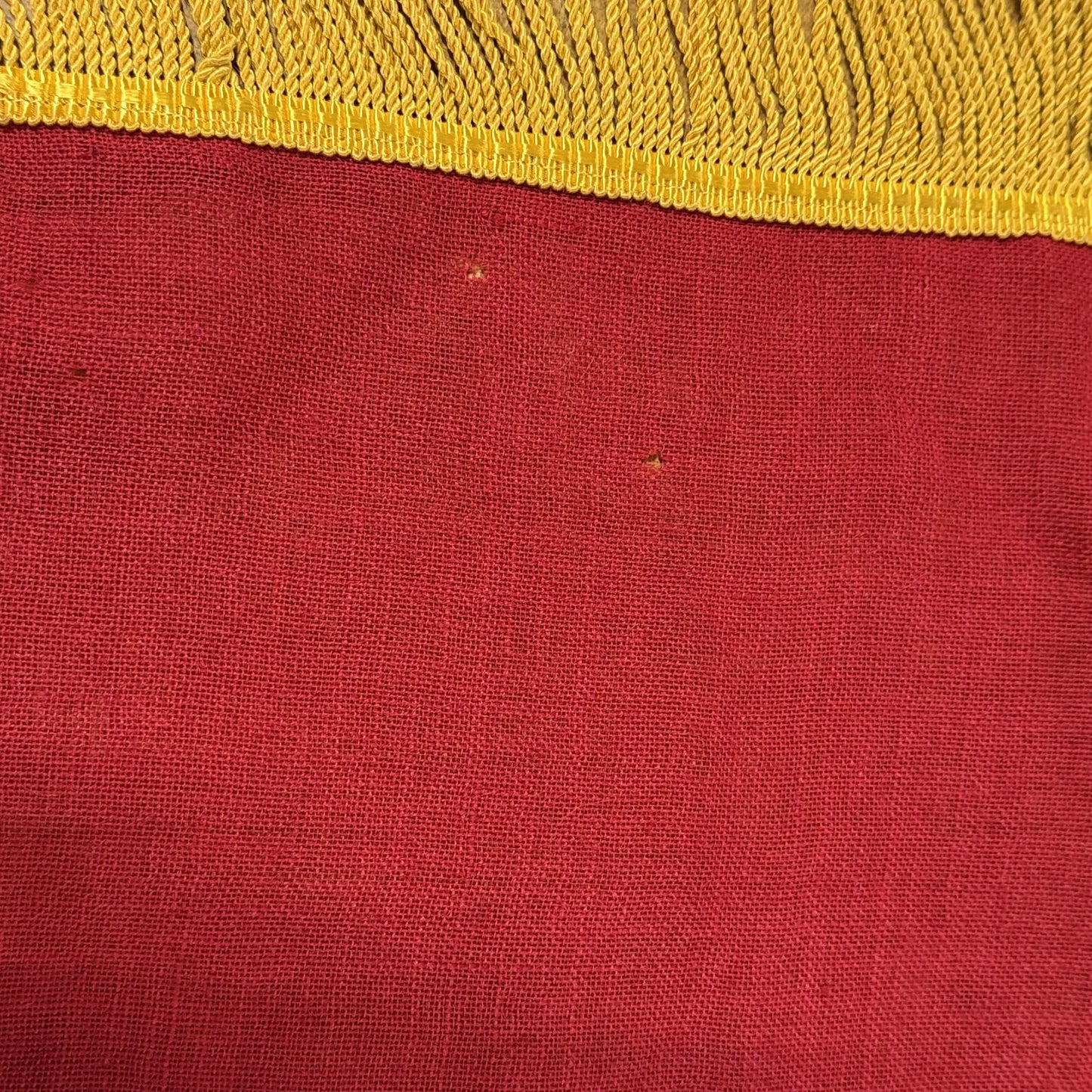 "Flag of New England" or the "Continental Flag" — Wool flag with gold fringe — Made by Annin