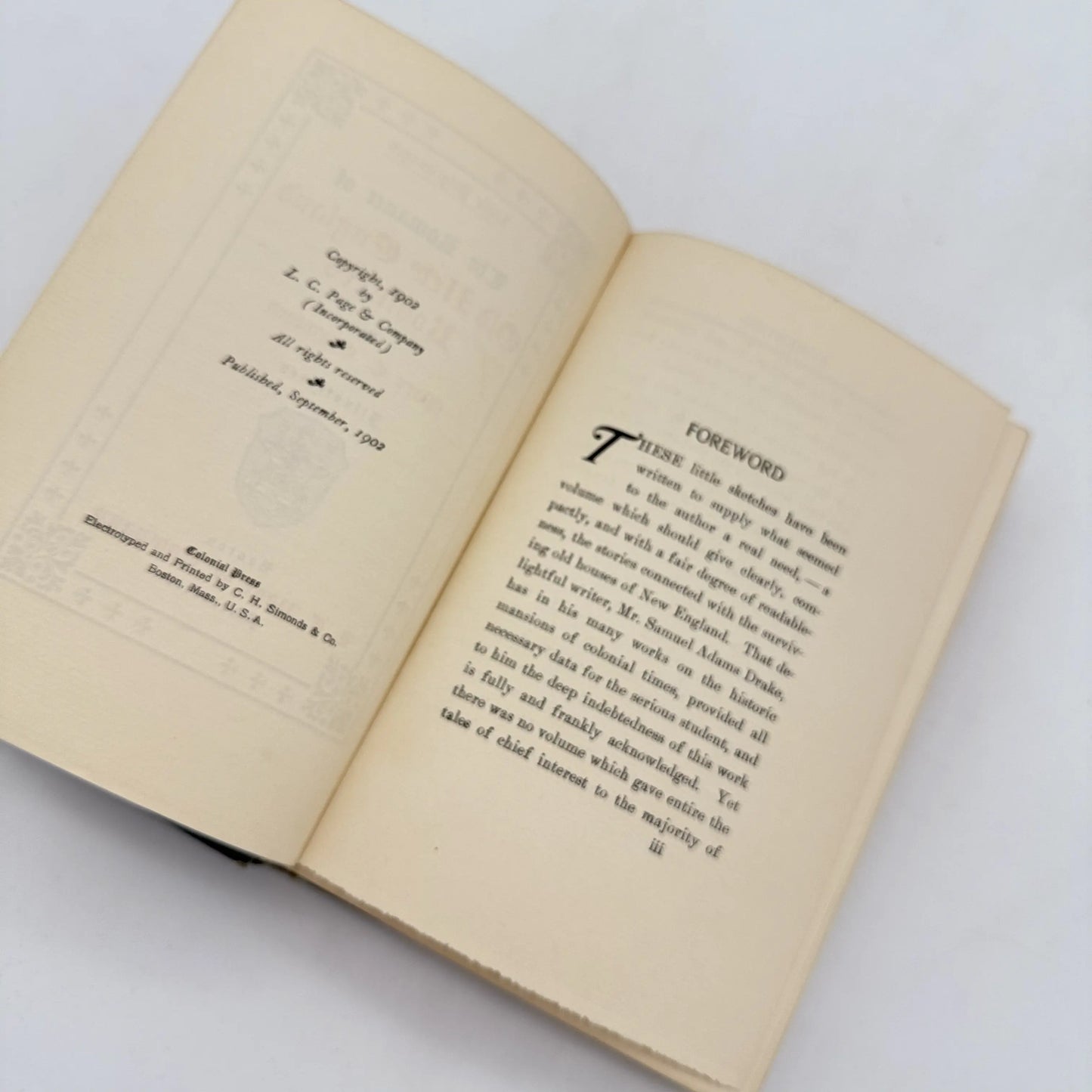 "The Romance of Old New England Roof Trees" by Mary Caroline Crawford