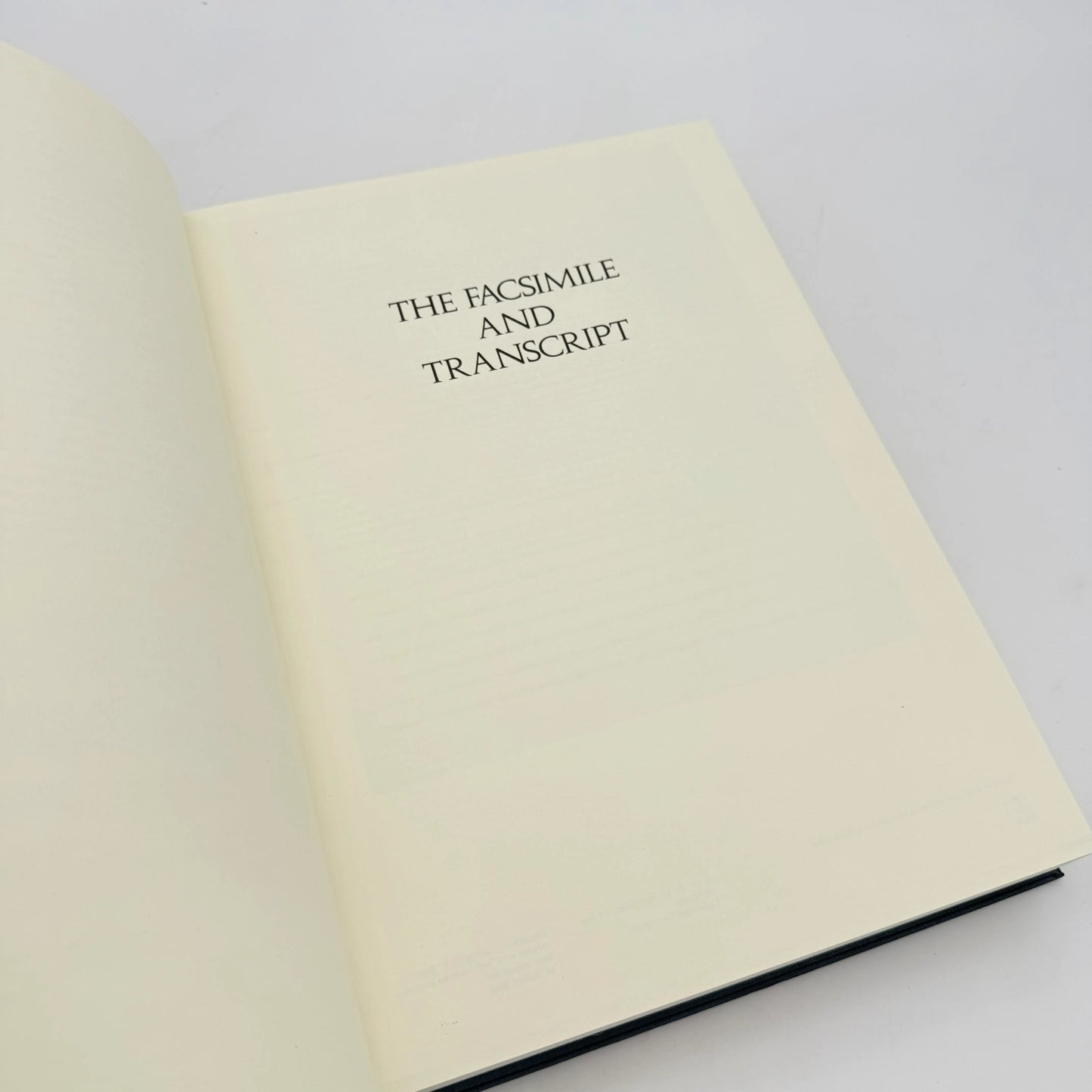 "1984" Boxed limited edition — #4 of 55 copies — The Facsimile of the Extant Manuscript