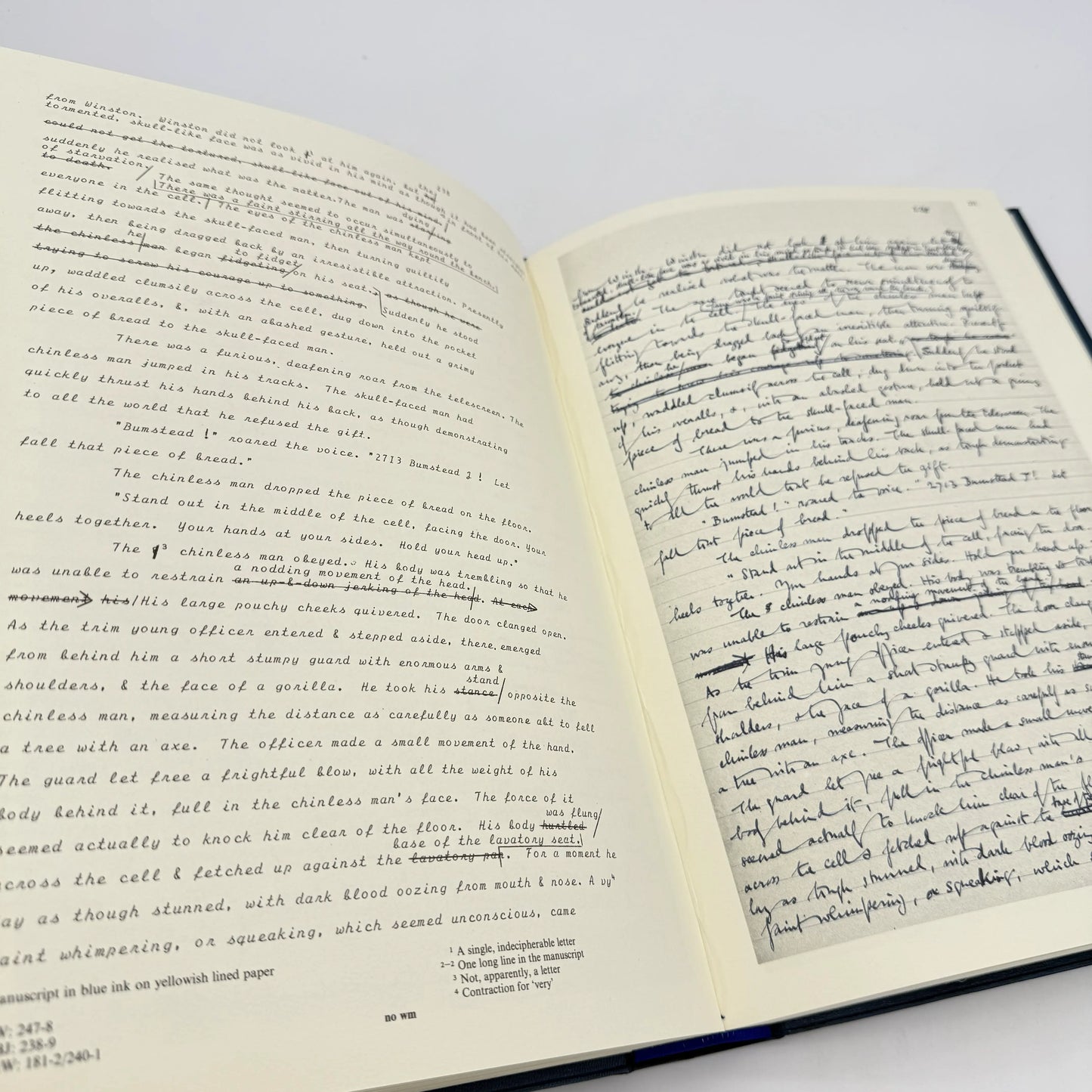 "1984" Boxed limited edition — #4 of 55 copies — The Facsimile of the Extant Manuscript