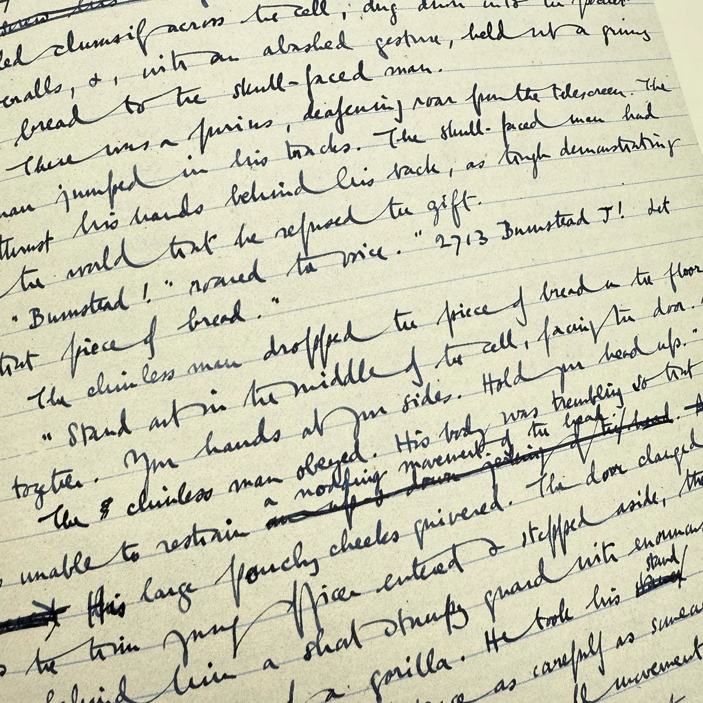 "1984" Boxed limited edition — #4 of 55 copies — The Facsimile of the Extant Manuscript