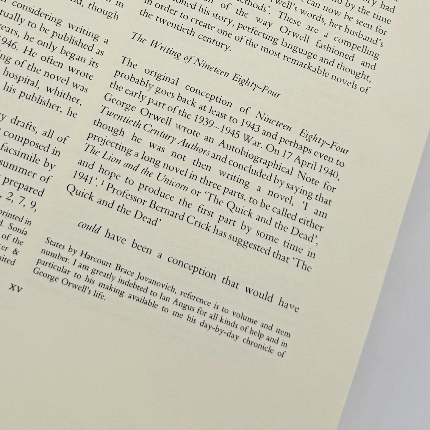 "1984" Boxed limited edition — #4 of 55 copies — The Facsimile of the Extant Manuscript